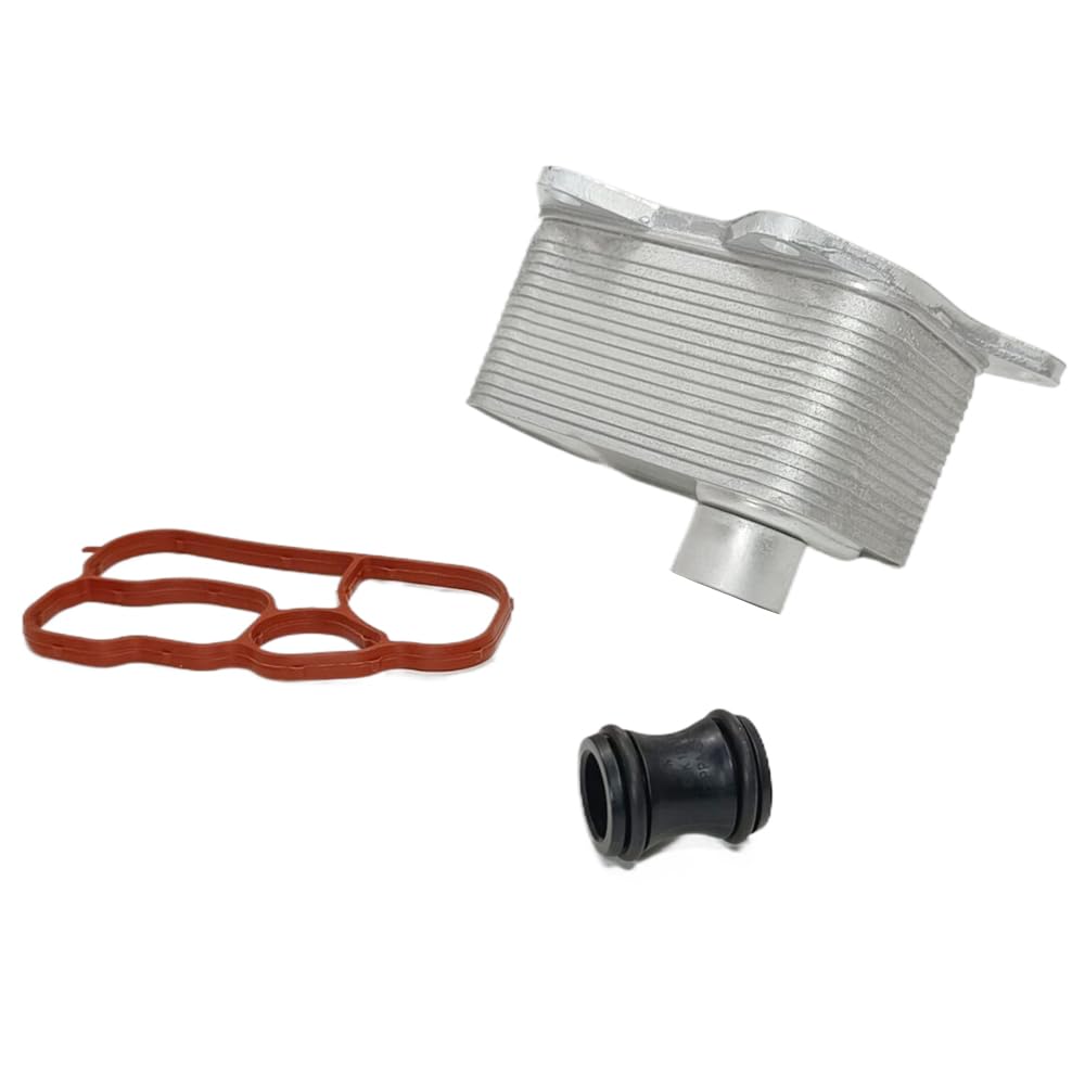 ThpeMakcr Engine Oil Cooler with Gasket Kit Replacement for Volkswagen Tiguan Passat #06K 117 021 B