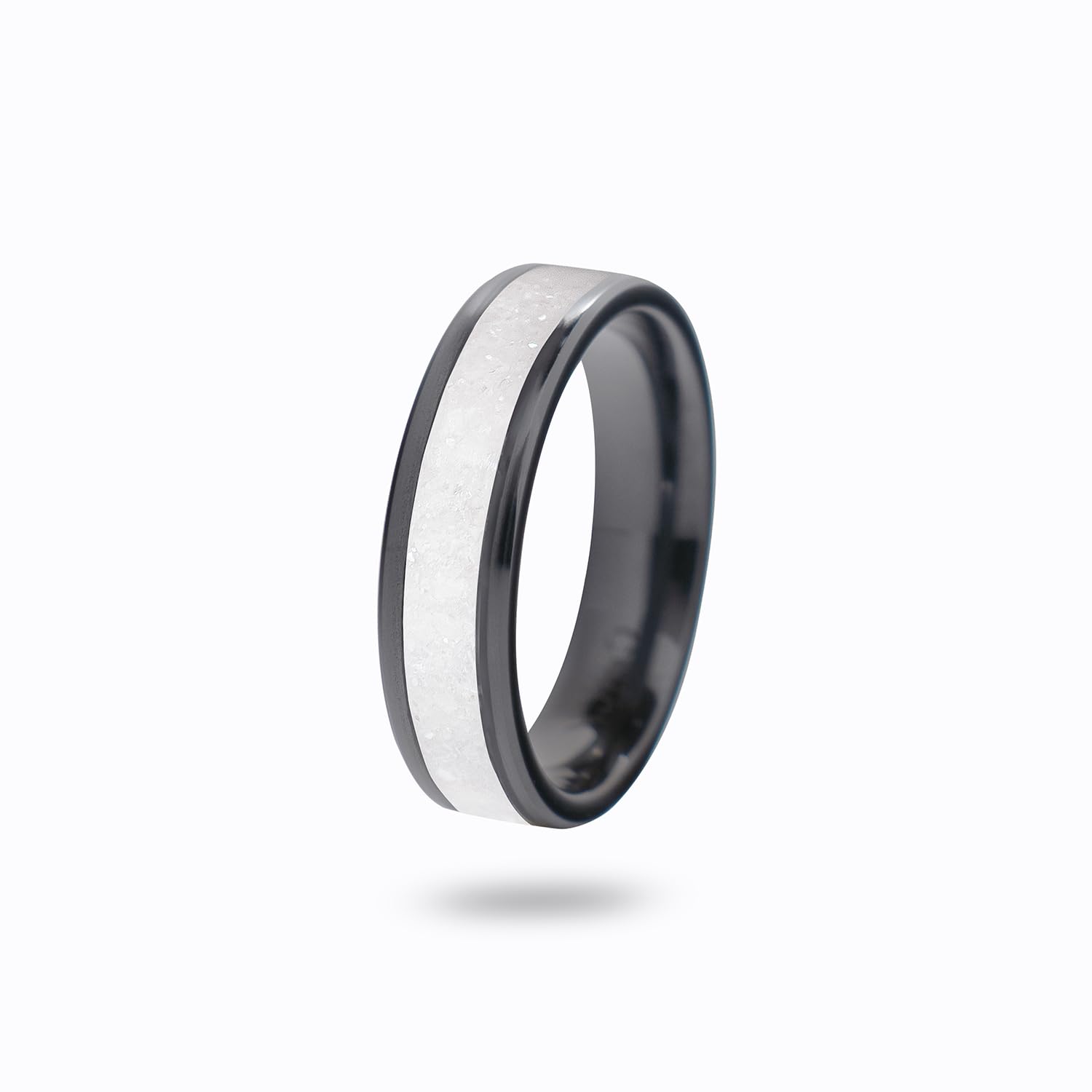 CNICK Tesla Smart Ring Accessories: Ceramic Ring for Model 3/Y/X/S and Cybertruck to Replace Key Card Key fob. (14, Snow)