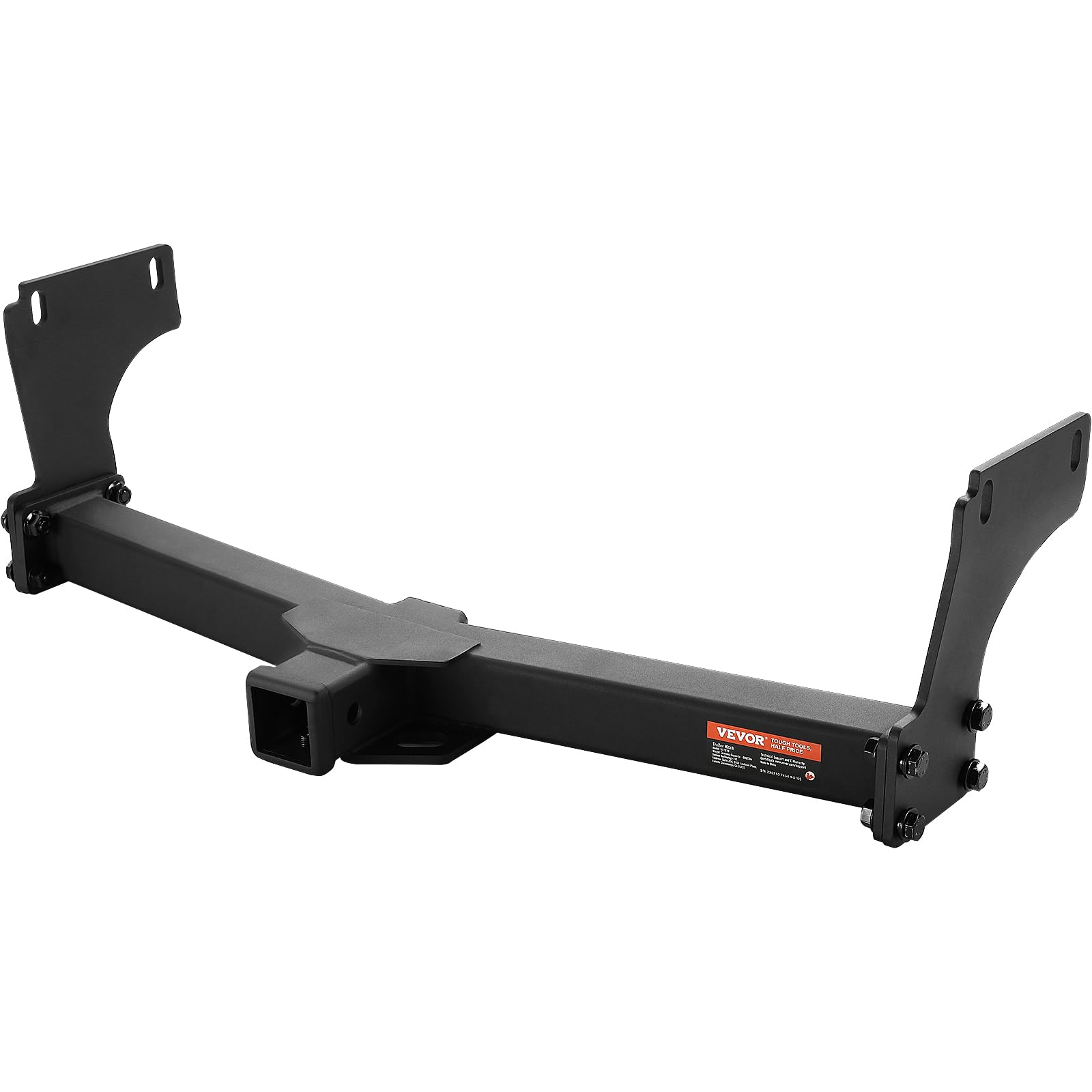 Vevor Class 3 Trailer Hitch, 2-Inch Receiver, Q455B Steel Tube Frame, Compatible With 2011-2022 Jeep Grand Cherokee, Multi-Fit Hitch To Receive Ball Mount, Cargo Carrier, Bike Rack, Tow Hook, Black