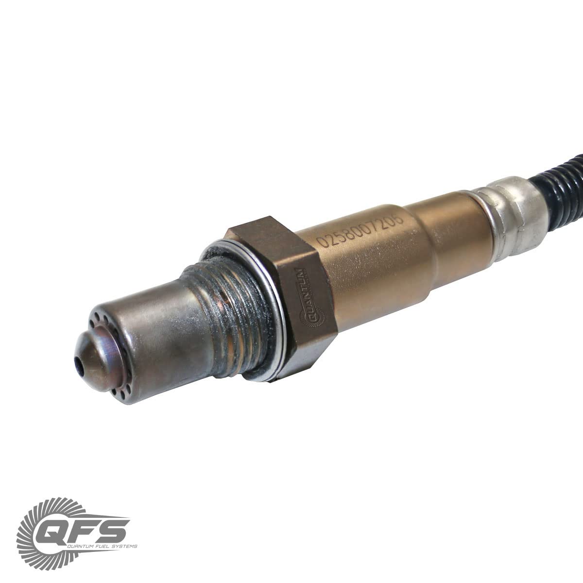 Qfs Lsu 4.2 Wideband O2 Uego Sensor - For Bosch - Replaces - Plx Aem 30-2001 4100 0258007206 Replacement For Automotive, Plx Aem