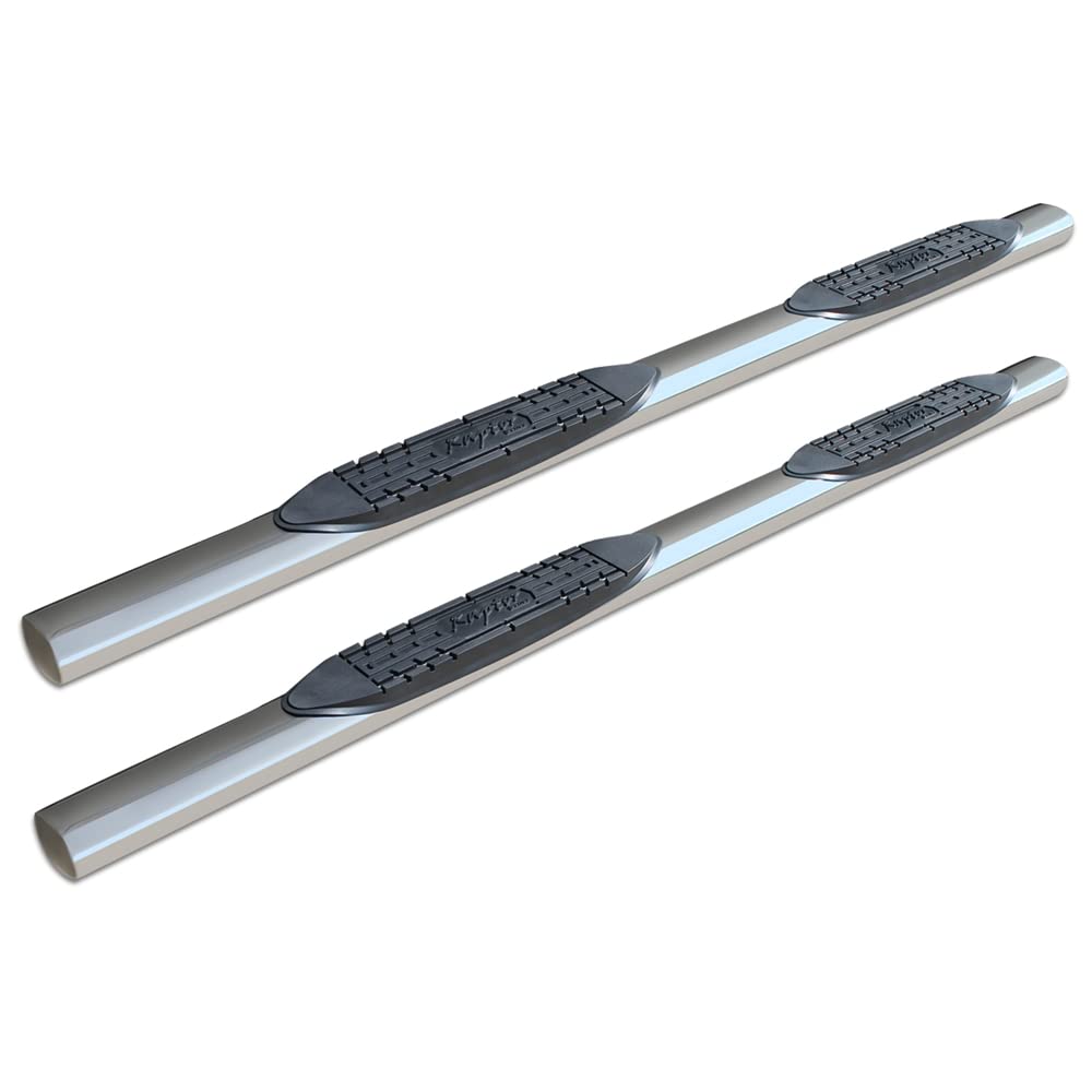 Raptor Series Nerf Bars Side Steps 4In Oval Stainless For New Body Style 2019-2025 Ram 1500 Crew Cab