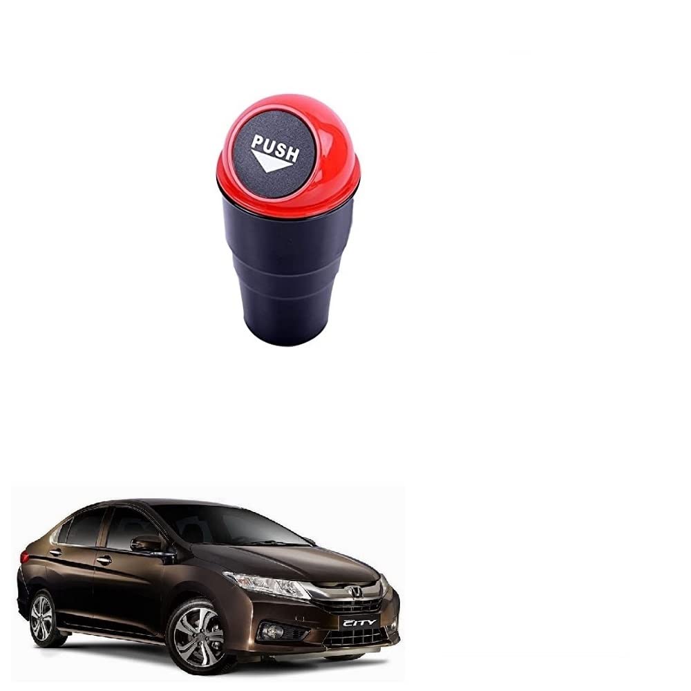 SPREADX All purpose Car Trash Bin Garbage Can Holder Dustbin [Radom color] for Universal item suitable for City 2015 onward