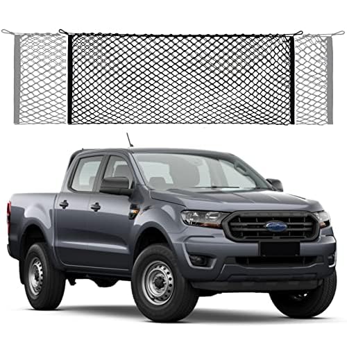 Envelope Style Truck Cargo Net Compatible With Ford Pickup F150 F250 F350, 2025 2024 2023 2022 2021 2020 2019 2018 2017 2016 201