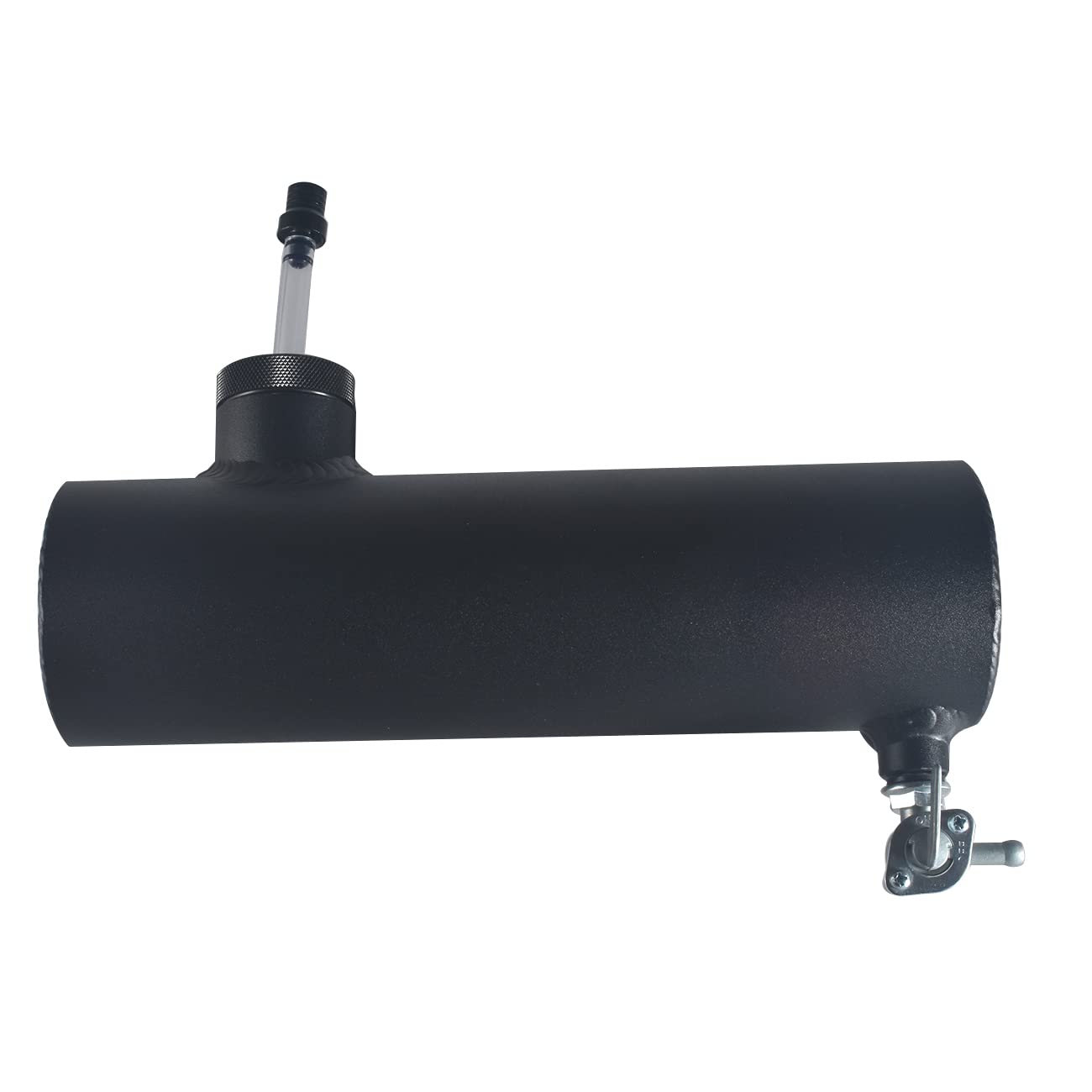 Sjvlxhi Black Gas Tank Aluminum Cylinder 10'' For Coleman Powersports Ct200U Bt200X Ct200U-Ex,For Predator 212Cc 196Cc/6.5Hp Go 