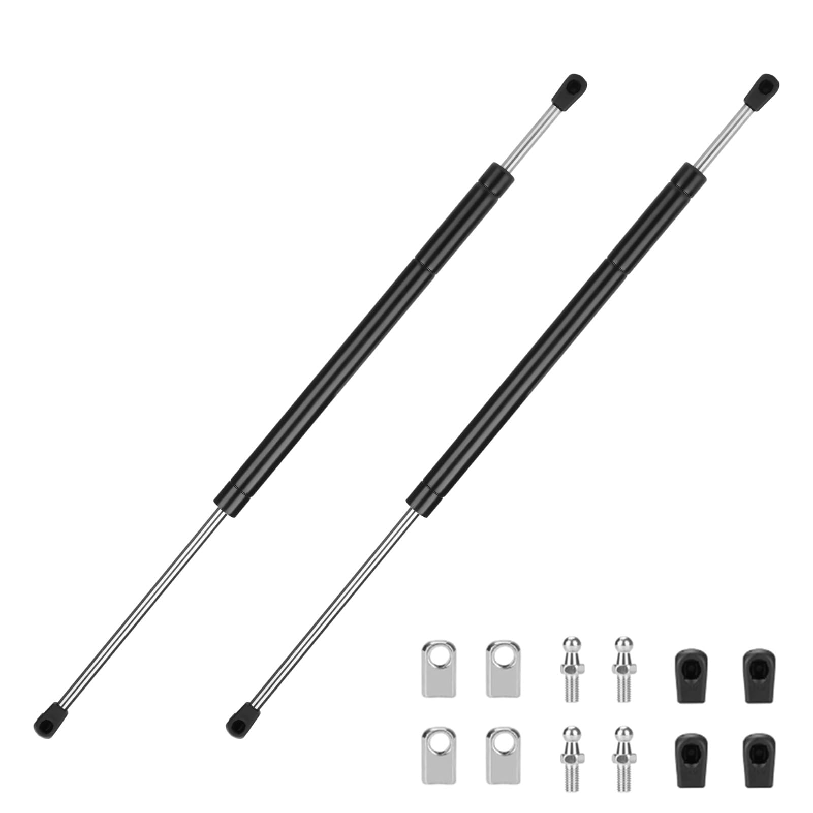 2 Pcs Gas Struts 24 Inch 150 lbs Prop Shock Lift Springs Rod Struts Dual Stroke Heavy Duty for Heavy-Duty Floor Hatch Truck Tonn