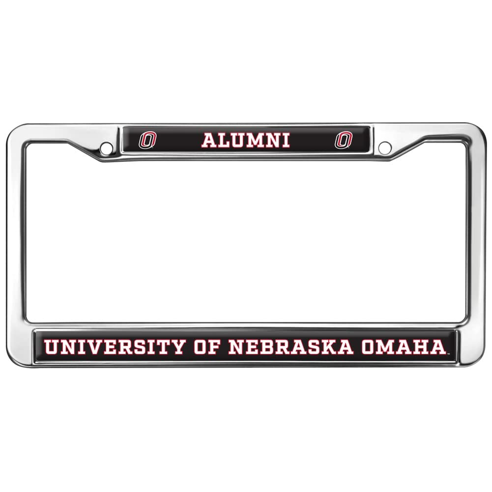 Nebraska at Omaha Alumni Logo Full Size Standard License Plate Metal Frame