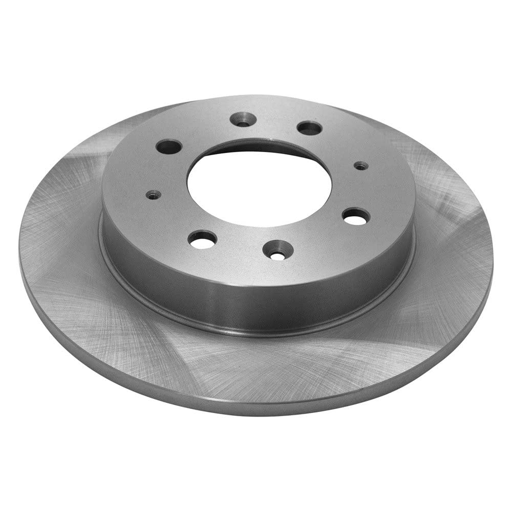 Trq Rear Brake Rotors Set Solid Compatible With 2004-2009 Kia Spectra 2005-2009 Spectra5