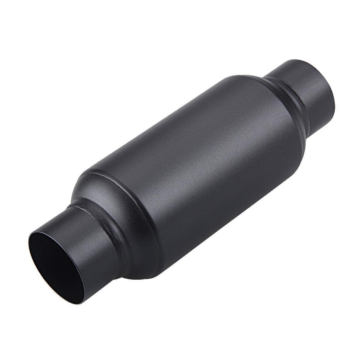 LCGP 2.5'' Inlet & 2.5'' Outlet, Universal Resonator, 11.5'' Overall Length Stainless Steel Muffler/Weld On