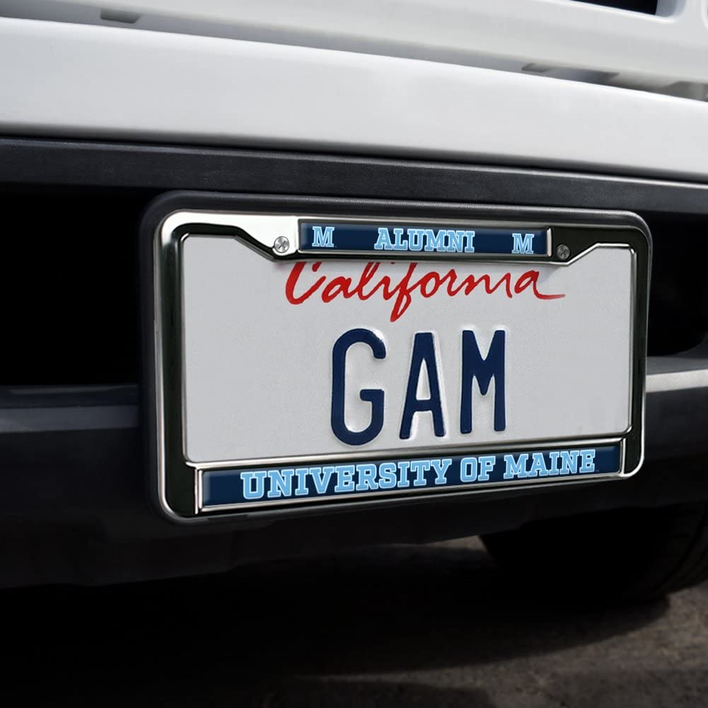 GRAPHICS & MORE Metal License Plate Frame - University of Maine Alumni, Full Size, One Size