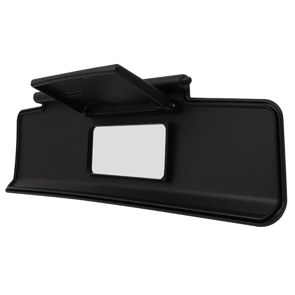 SCITOO Black Adjustable Sun Visor for Mazda MX-5 Miata 2006-2015, Medium Fabric Replacement without Sunroof/Lights