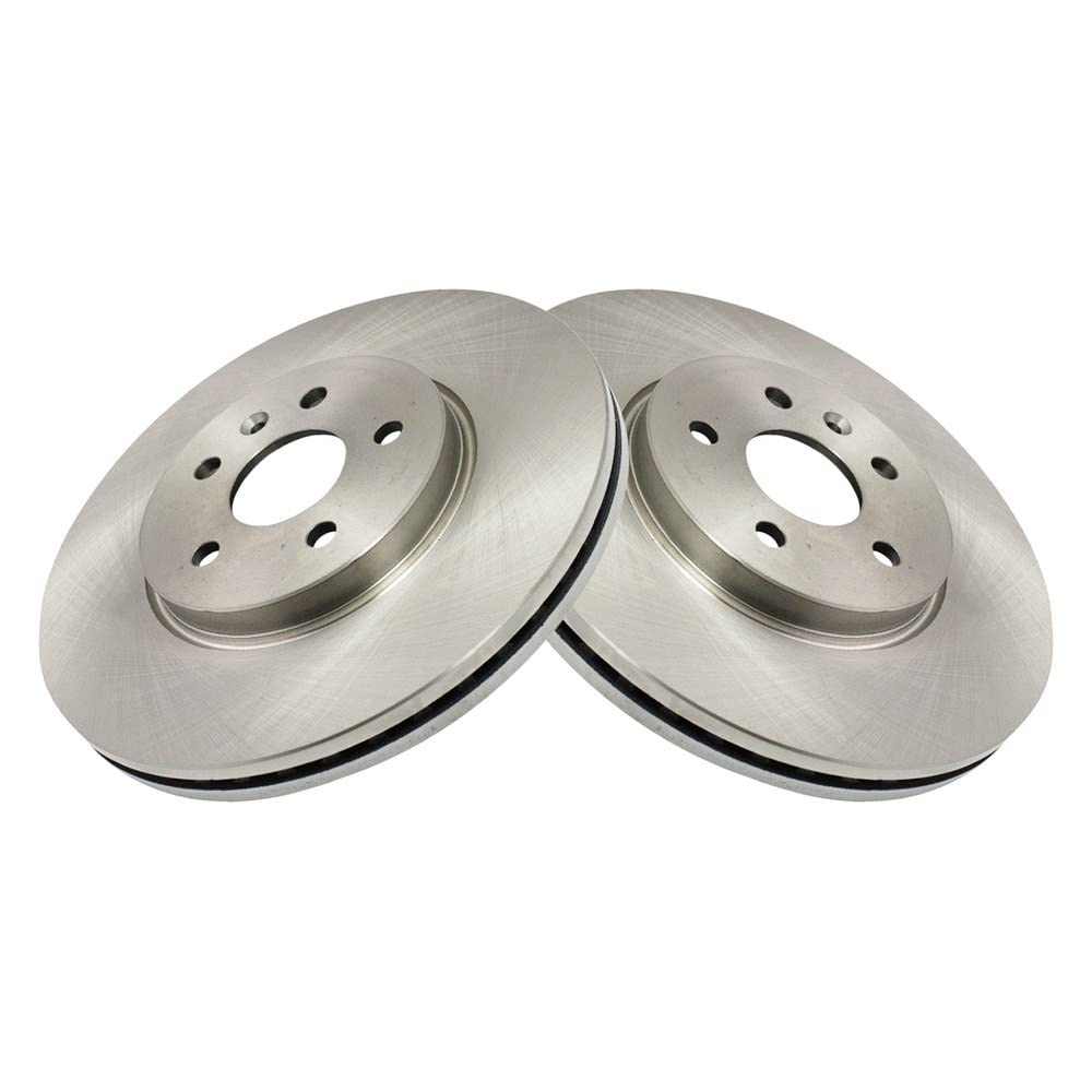 Trq Front Brake Rotors Set Vented Compatible With 2013-2022 Buick Encore 2013-2014 Chevrolet Sonic 2015-2022 Trax