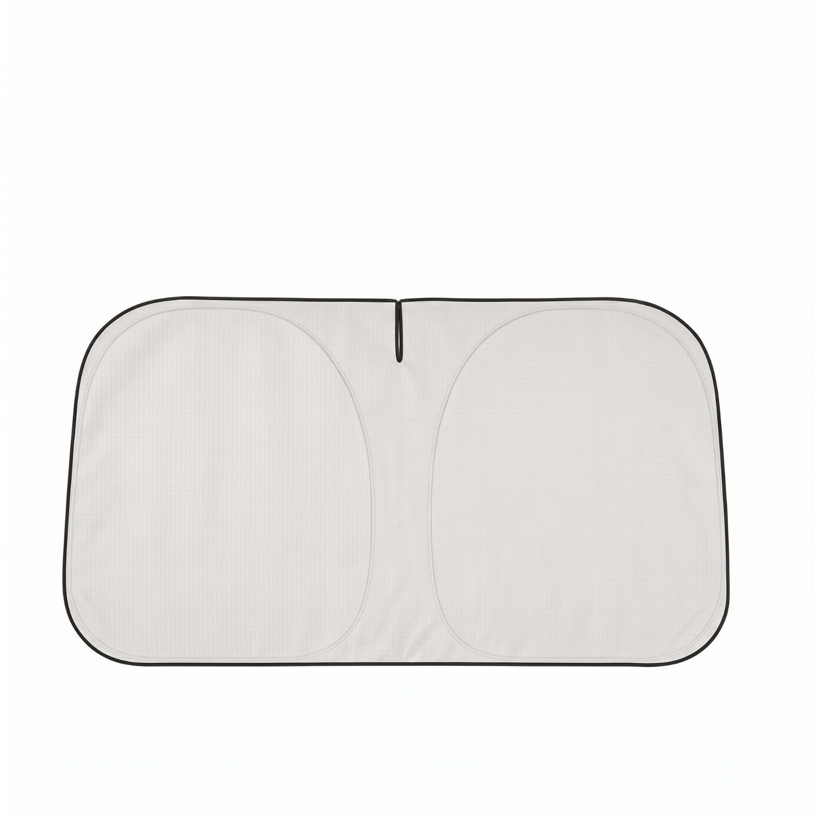 STYLEHEAVEN Heat Reducing Foldable Windshield Sunshade DoublePanel Front Windshield Sunshade Rectangular Car Sun Visor Rounded 