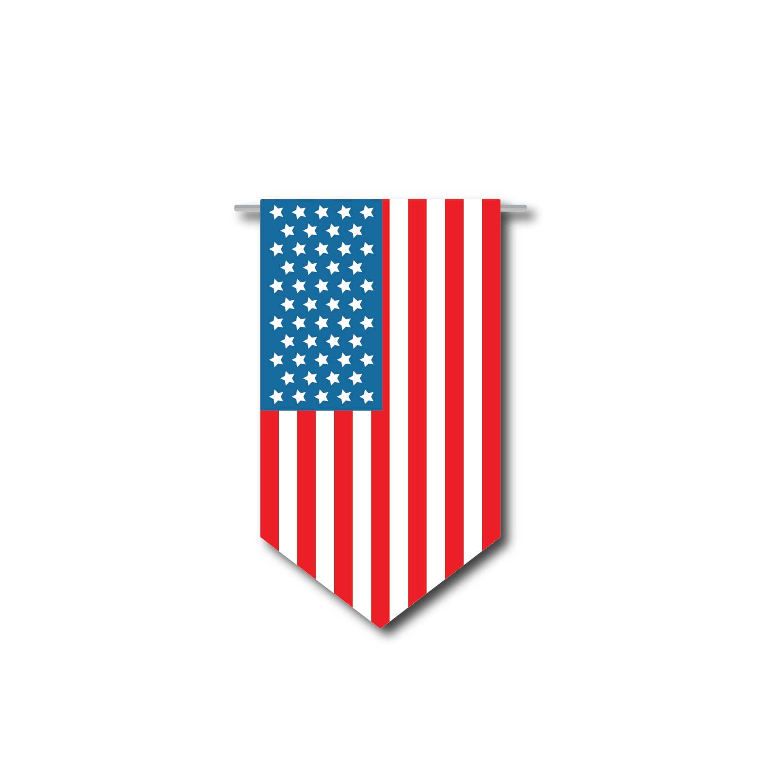 Signoogle 2Pcs Styling Flag 3D Autographic Printed Laminated Cartoon Sticker For Car Bike Tank Bonnet Front Back Bumper Side Ext