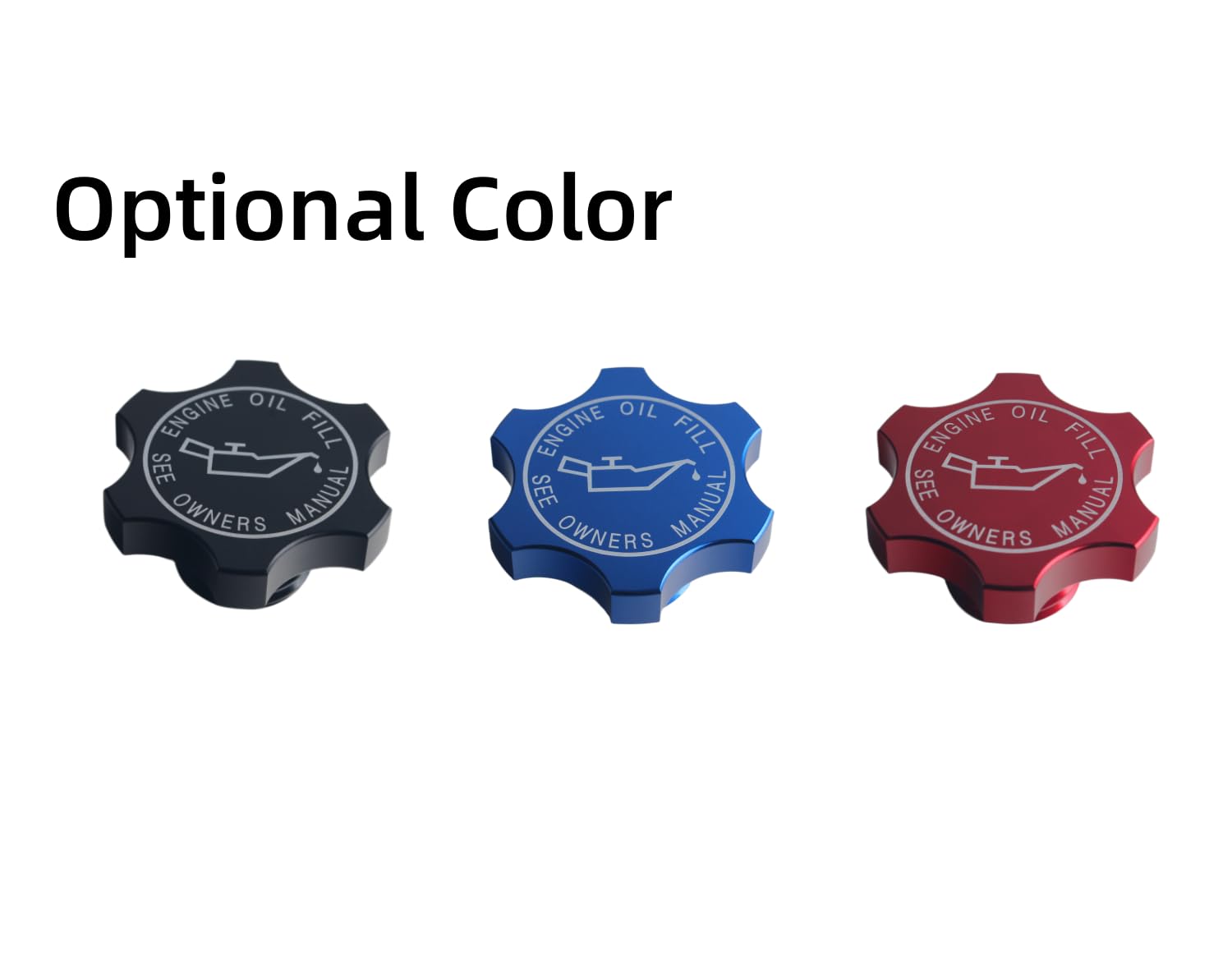 DEWHEL Aluminum Engine Oil Filler Cap M32 x 3.5mm Blue Compatible with Chrysler Dodge Jeep Ram Mitsubishi 1993-2020 Model DE-8485BL