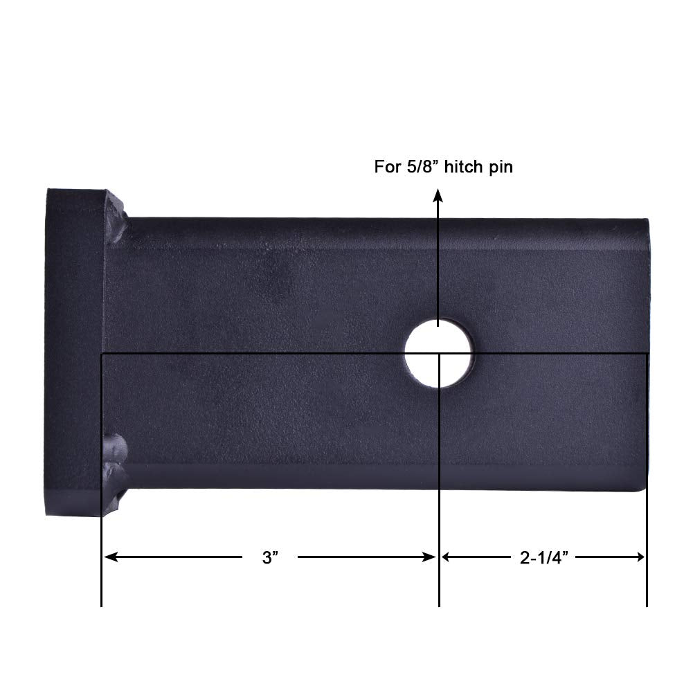 Towever 84028 Towever Trailer Hitch Adapter For Class V Duty Hitch Reducer 2.5 To 2 Inches Sleeve