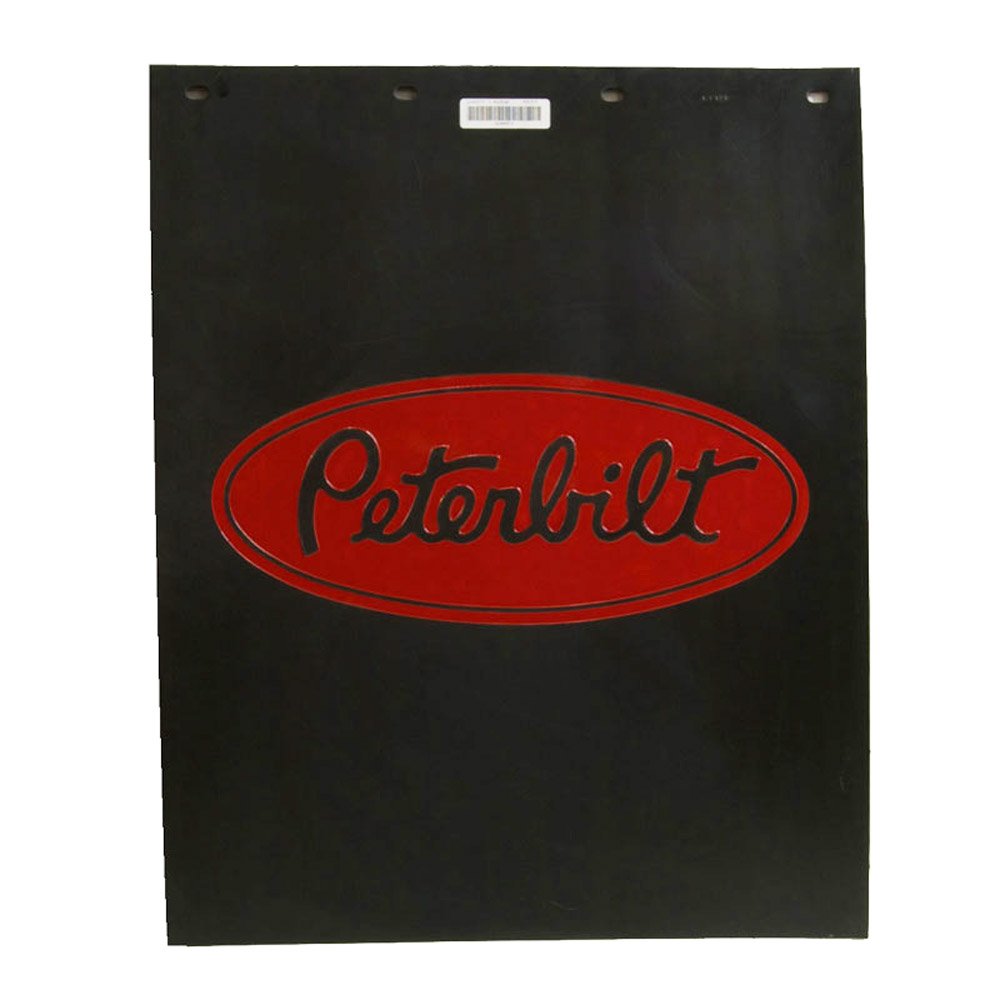 Peterbilt Motors 24 x 30 Polyguard 3/16 Thick Semi Truck Black Mud Flaps-Pair