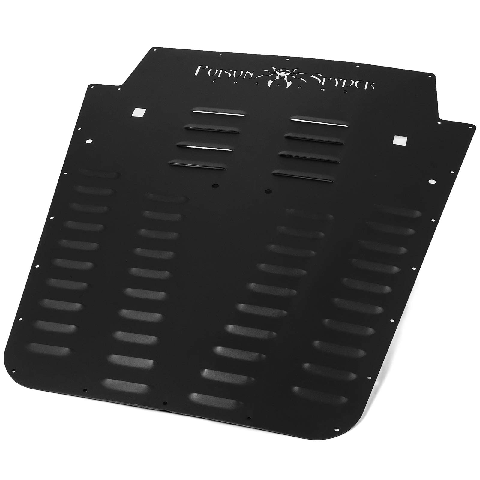 Bestauto Vented Hood Louver Black Powdercoat for 2013-2017 Jeep Wrangler JK