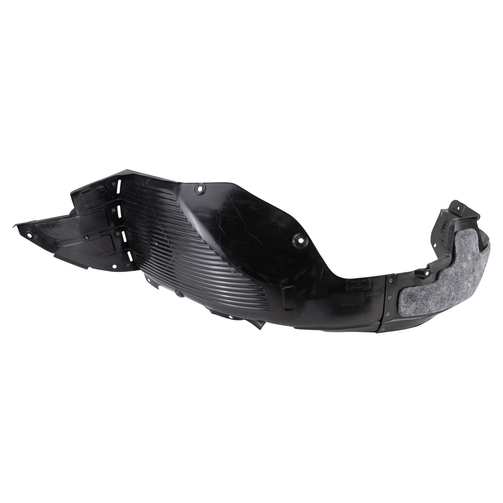 Trq Inner Fender Liner Set Compatible With 2017-2018 Kia Forte5 Ki1248155 Ki1249155
