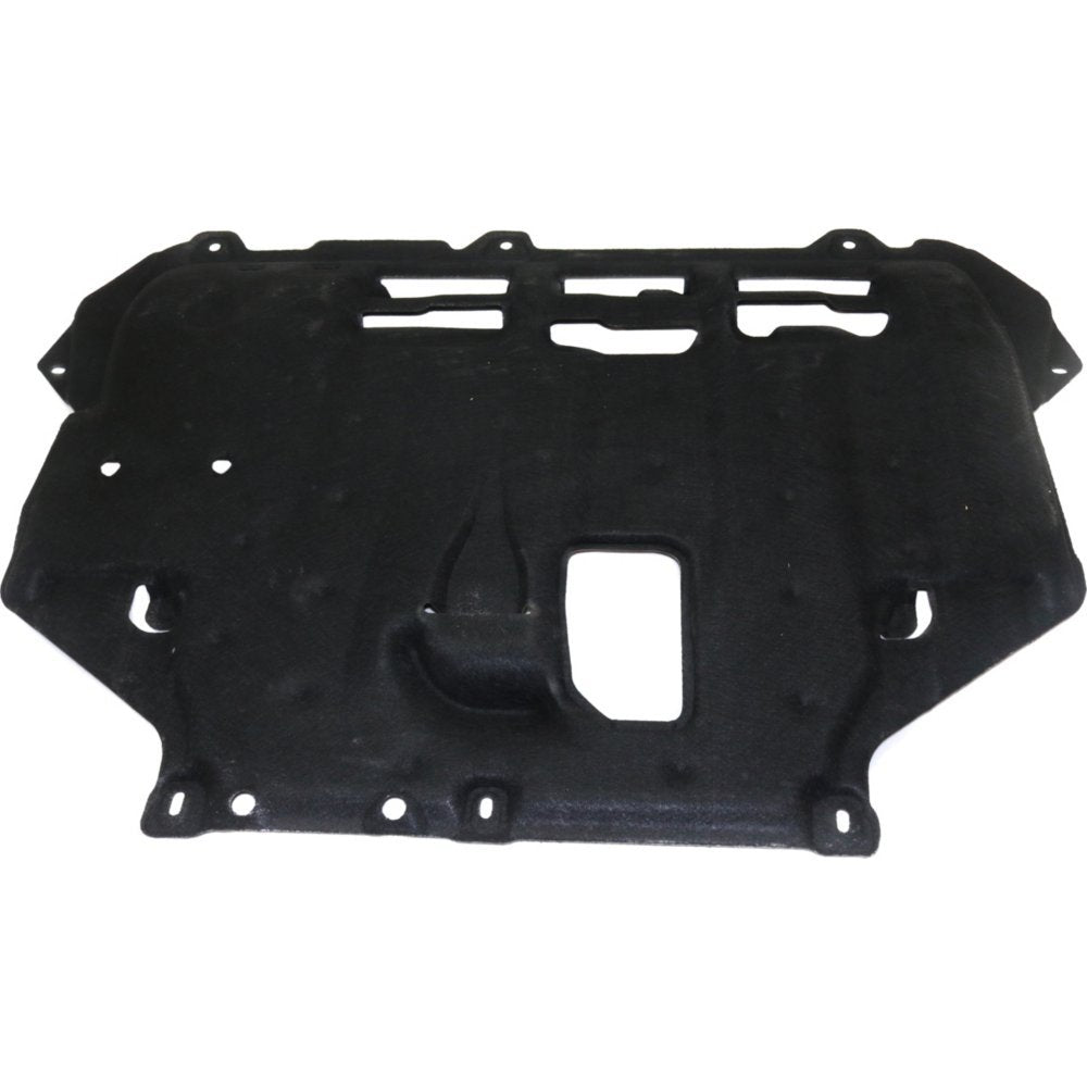 Evan Fischer Center Engine Splash Shield for 2012-2018 Ford Focus, 2.0L, Plastic, Under Cover, OEM Fit, Durable Protection