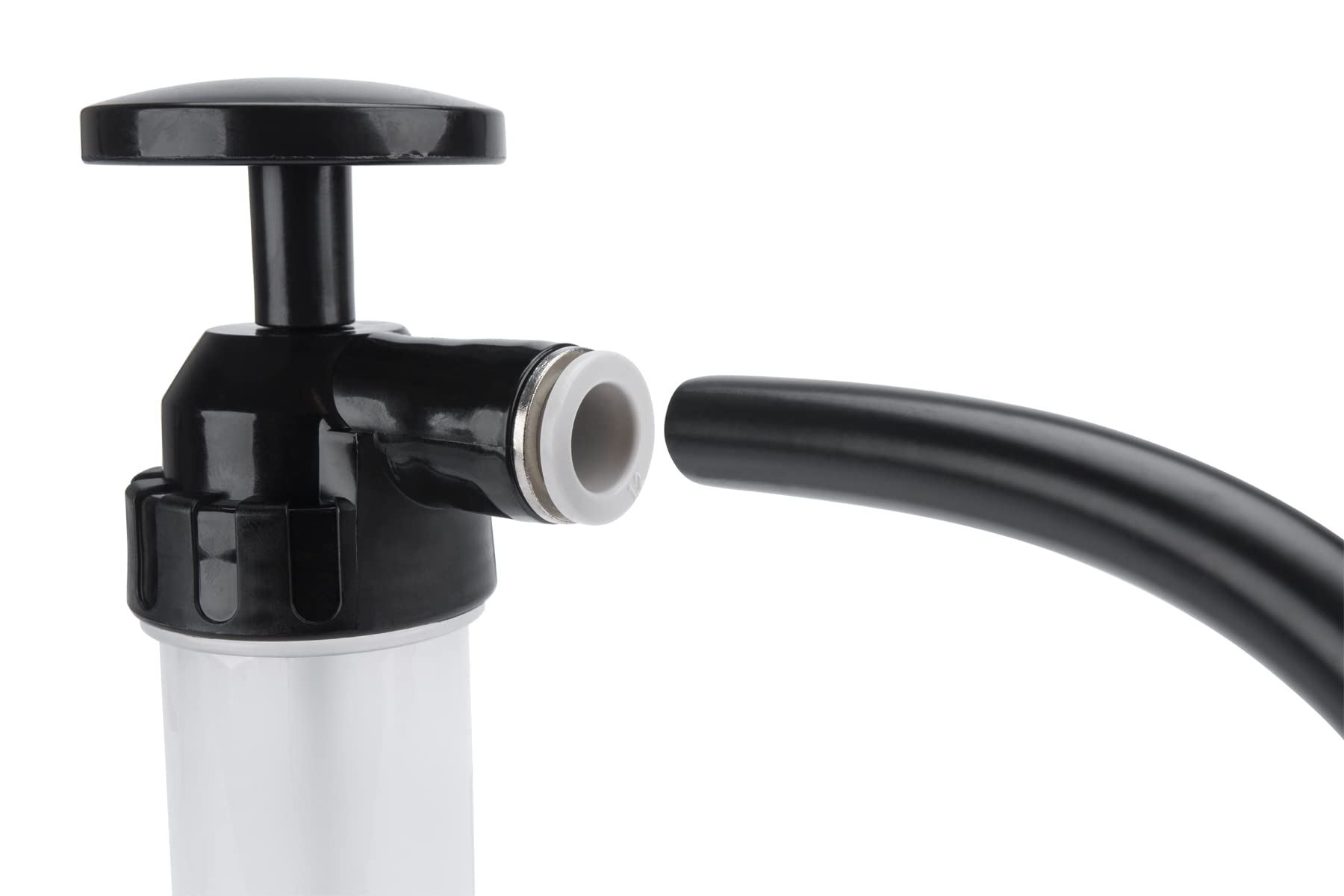Performance Tool W1156 Grip Clip Transfer Pump/ Siphon Fluid Transfer Pump Kit for Water, Oil, Liquid, and Air, Black/Clear, 48-