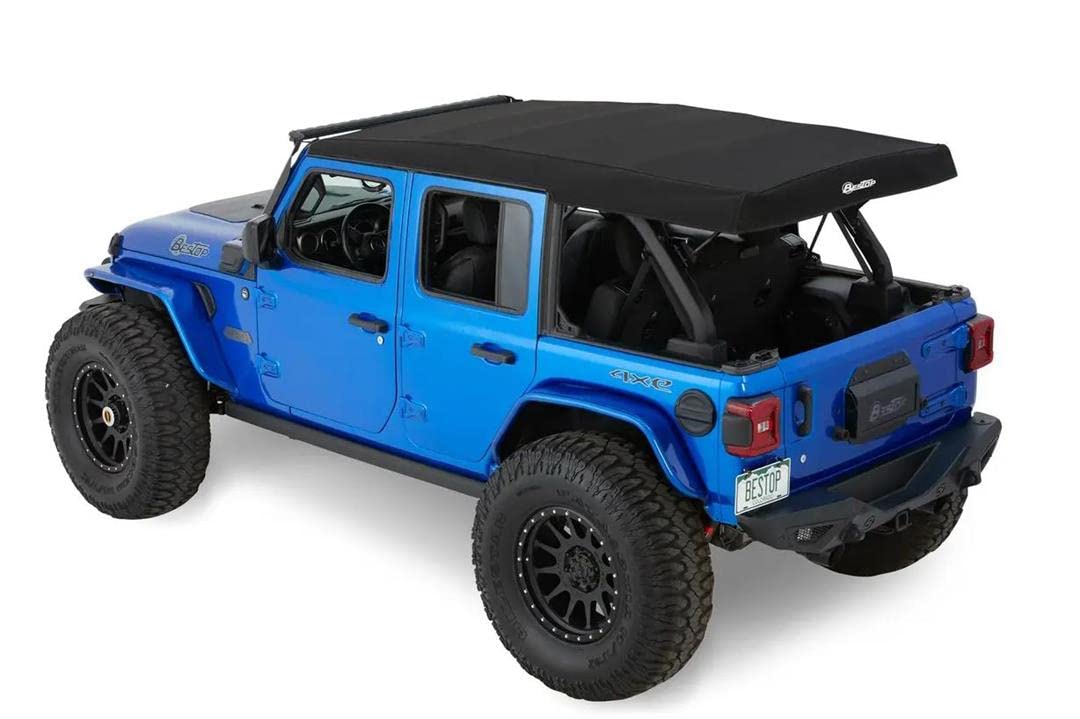 Bestop Supertop 5472635 for 2018-2024 Wrangler JL 4-Door, Black Diamond Acrylic Material
