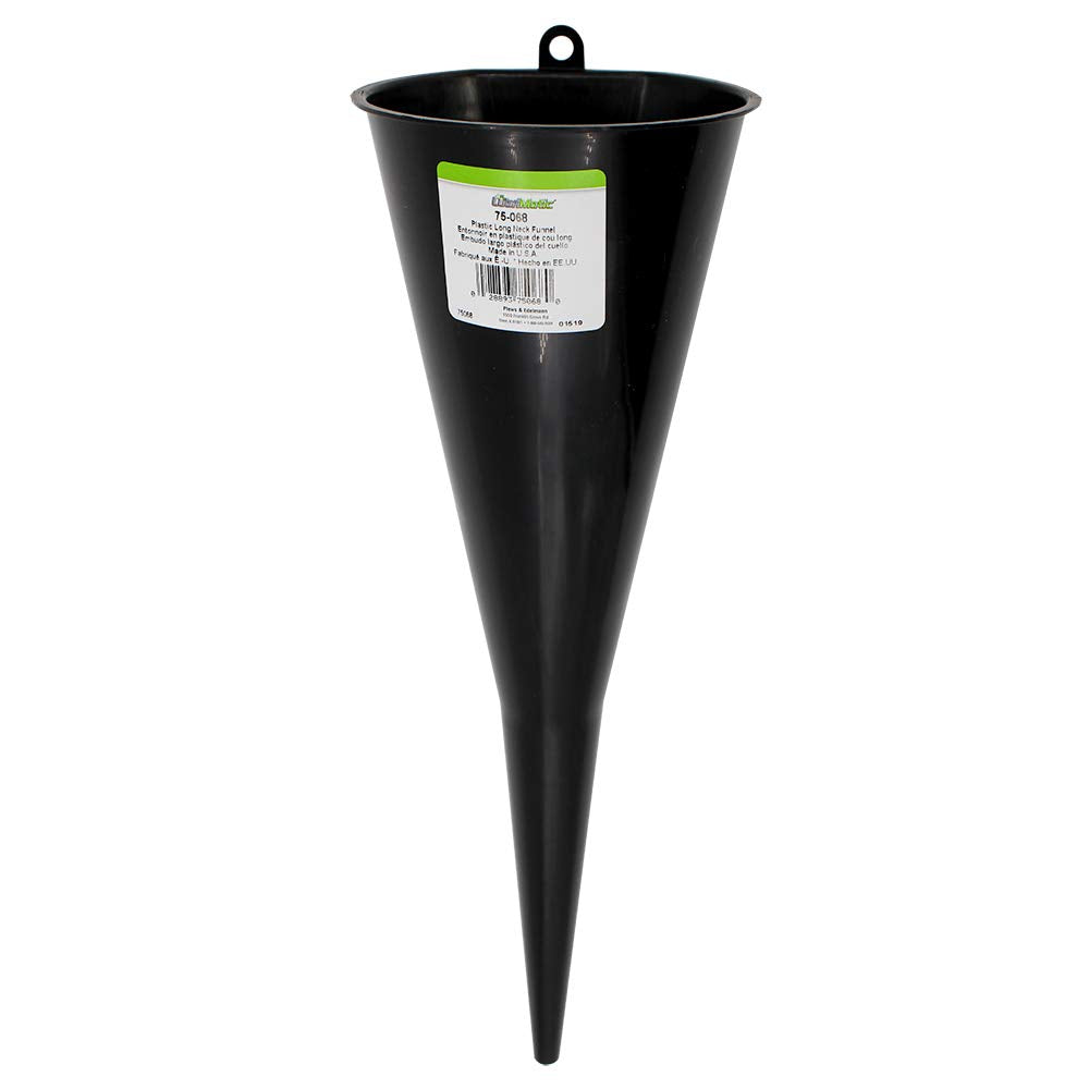 LubriMatic 75068 Long Neck Plastic Funnel  2 Quart