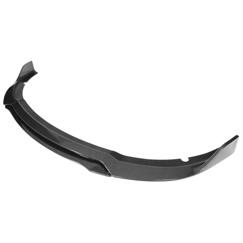 FREEMOTOR802 Front Bumper Lip Splitter for 2015-2023 Dodge Charger SRT, V3 Style, Matte Black ABS Plastic, 4PCS Air Dam Chin Spoiler
