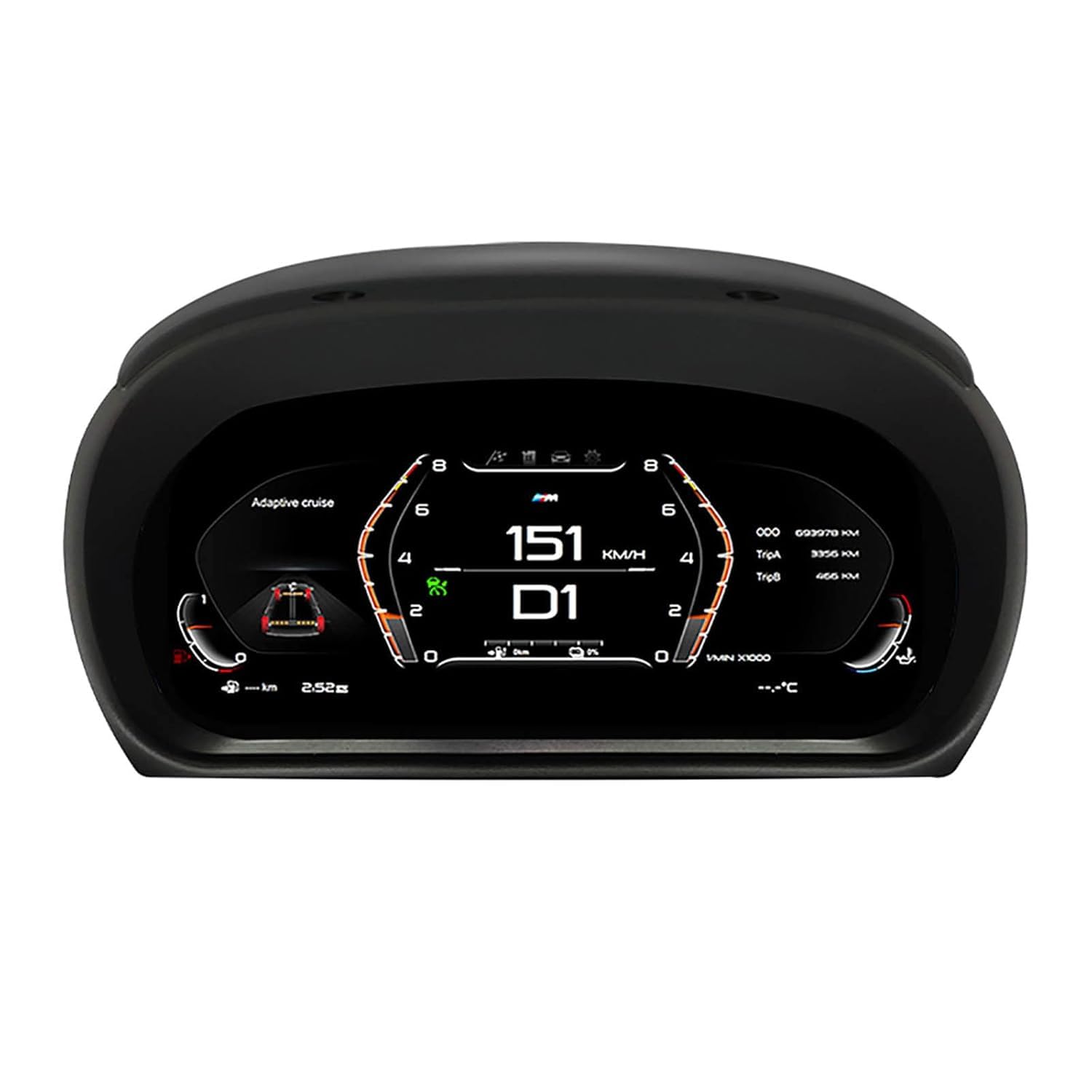 10.25 inch Digital Dash Instrument Cluster for BMW 3 Series E90 E91 E92 E93 2005-2012, LCD Digital Panel Speedometer car Dashboa