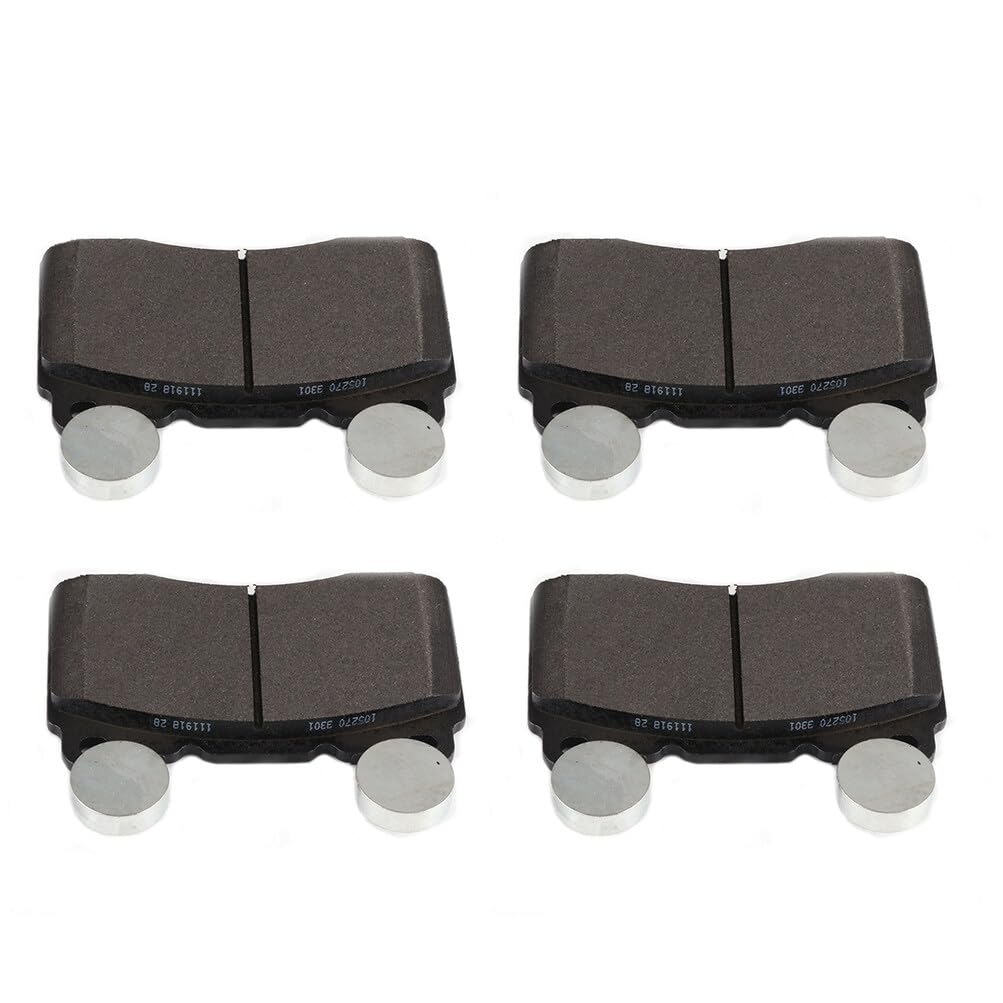 Cciyu D1474 Front Semi-Metallic Disc Brake Pads Kit For Chevrolet Camaro 2010-2015 4Pcs