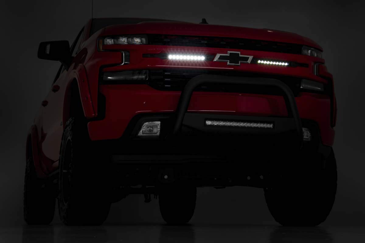 Rough Country 10'' Black Series Led Grille Kit For 19-22 Silverado 1500-70817