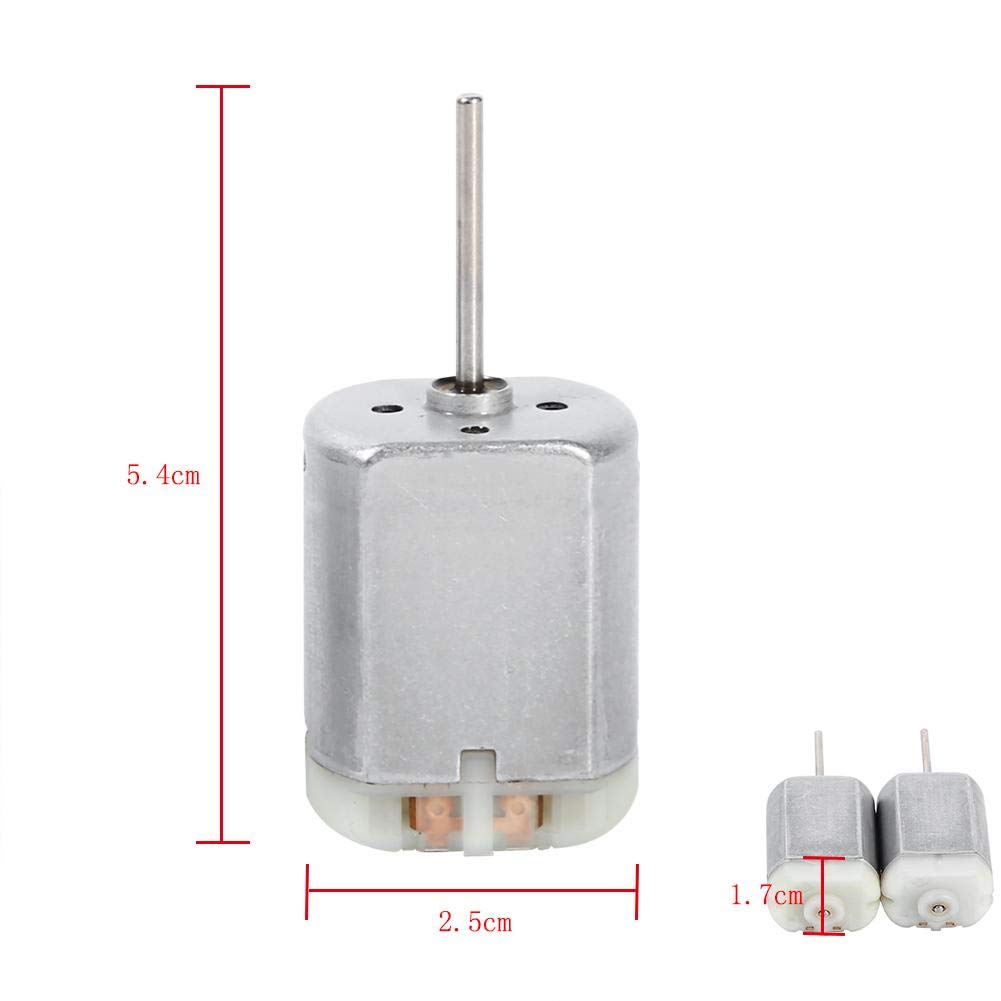 1Pair 22Mm Door Lock Actuator Motor, Keenso 12V Dc Car D Flat Shaft Door Lock Actuator Motor Repair Fc-280Sc-20150 Long D Spindle, Power Locking Repair Engine