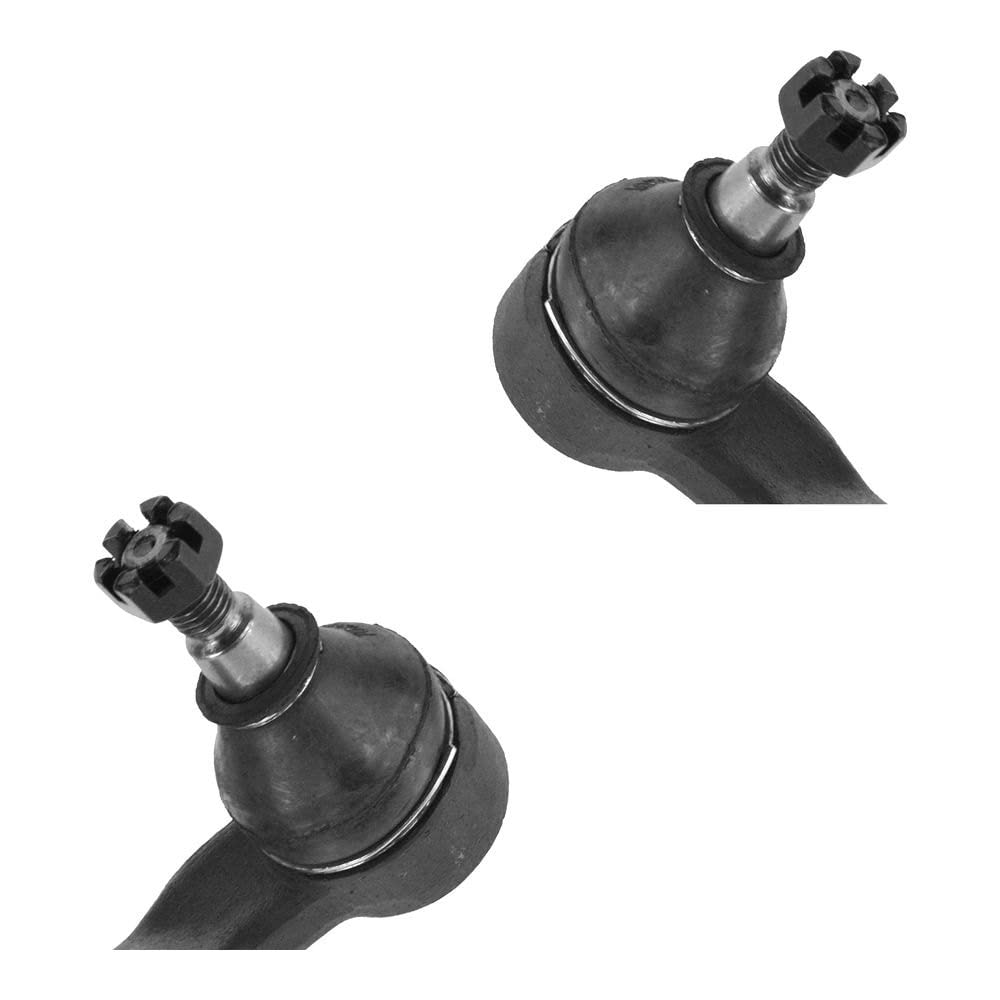 TRQ Front Outer Tie Rod Set Compatible with 2004-2013 Mazda 3 2006-2015 5