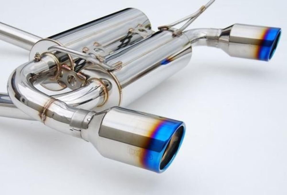 Invidia HS03IG3GID Gemini CatBack Exhaust System with Titanium Rolled Tip for Nissan G35 Coupe