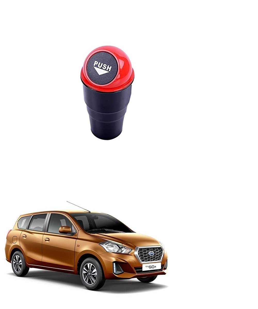 All Purpose Car Trash Bin Garbage Can Holder Dustbin [Radom Color] for Universal Item Suitable for Datsun Go Plus