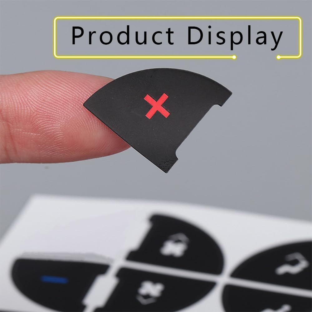 Kutyun AC Dash Button Repair Kit - 2PCS Decal Replacement for Chevy/GMC, Black, Model qph0011