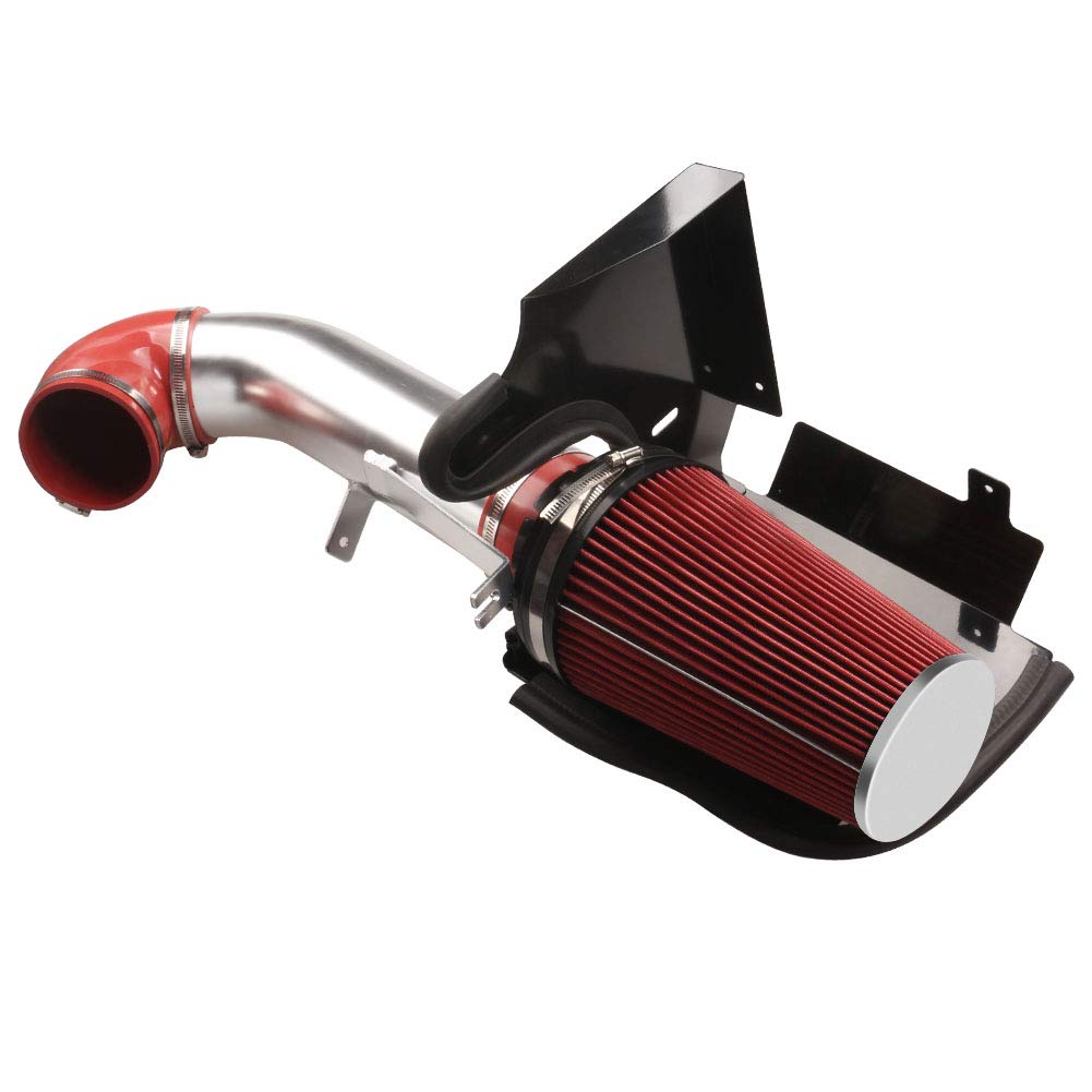 Moosun 4'' Performance Cold Air Intake Kit With Filter For Gmc Chevy Chevrolet 1999 2000 2001 2002 2003 2004 2005 2006 V8 4.8L/5
