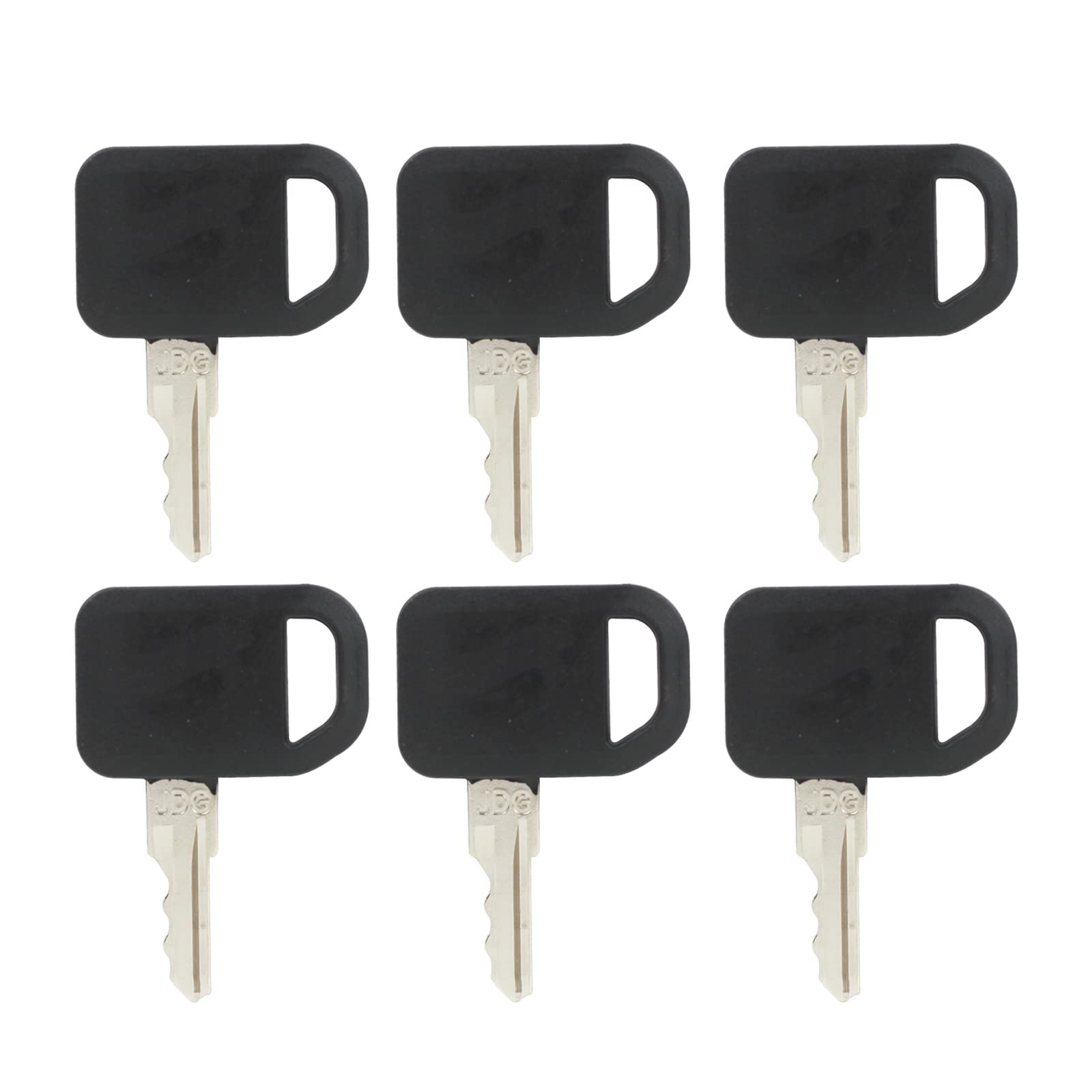 Am131841 6Pcs Ignition Keys Replacement For John Deere 300 400 X400 X700 Gt235 Gx Lx Cs Cx Gator Ts Hpx Mower Tractors Series
