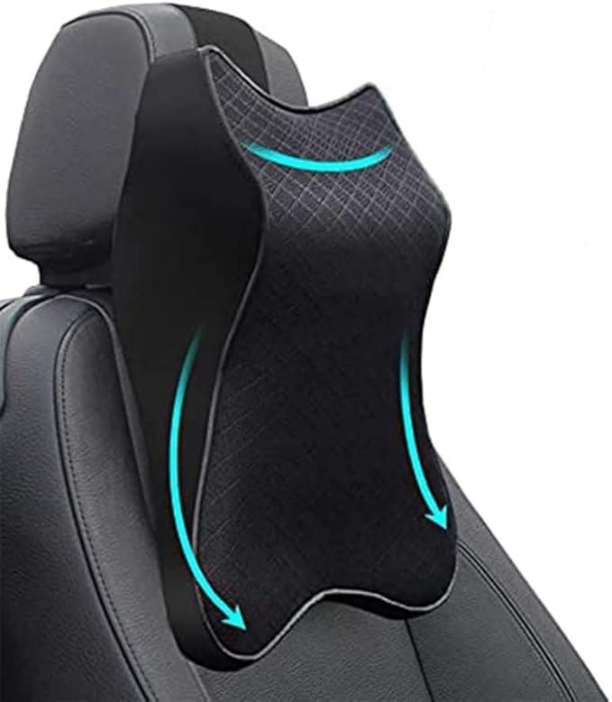 NAITRI FASHION Neck Rest Pillow | Memory Foam Car Seat Neck Rest Cushion | Neck Pillow for Car | Head Rest | Neck Support Pillow