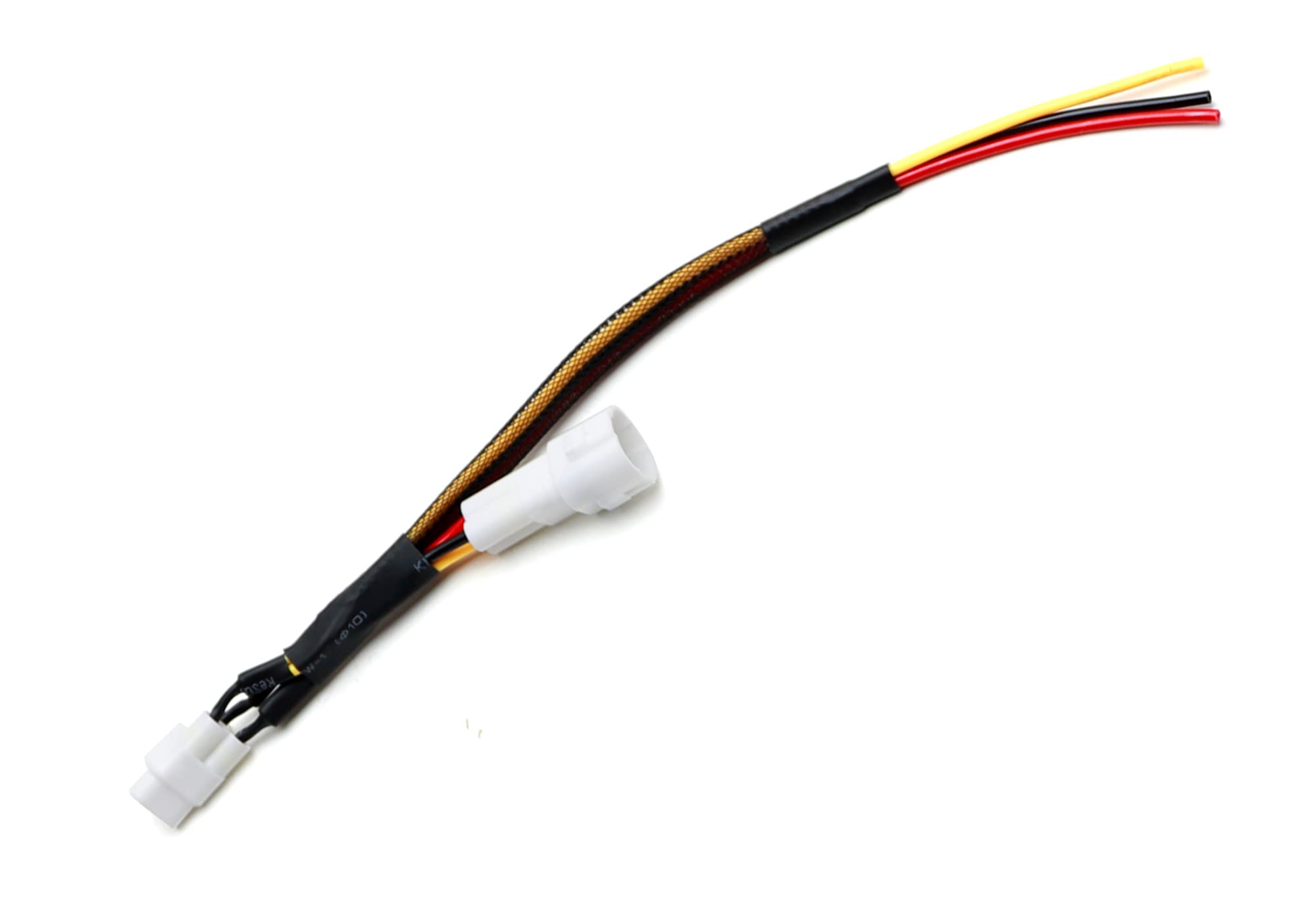 iJDMTOY Front/Rear Light Sumitomo 3-Pin in-line Accessory Power Harness Plug w/ 3-Way Outputs, Compatible with Yamaha ATV UTV Di