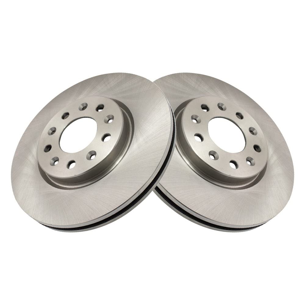 Trq Front Disc Brake Rotor Lh Rh Kit Pair Set Of 2 For Buick Chevy Gmc