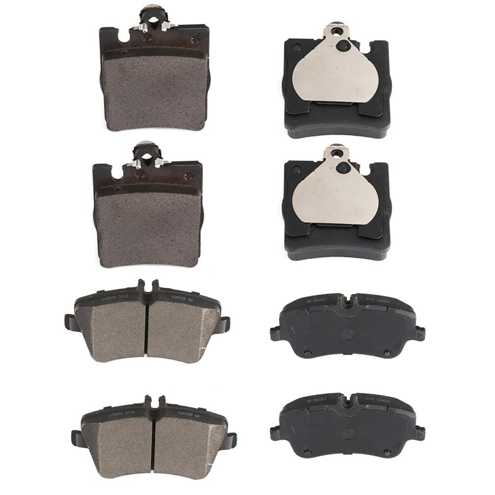 Eccpp D872-7747 D873-7748 Front & Rear Semi Metallic Brake Pads Fit For Mercedes-Benz C230 2003-2005,For Mercedes-Benz C240 2003