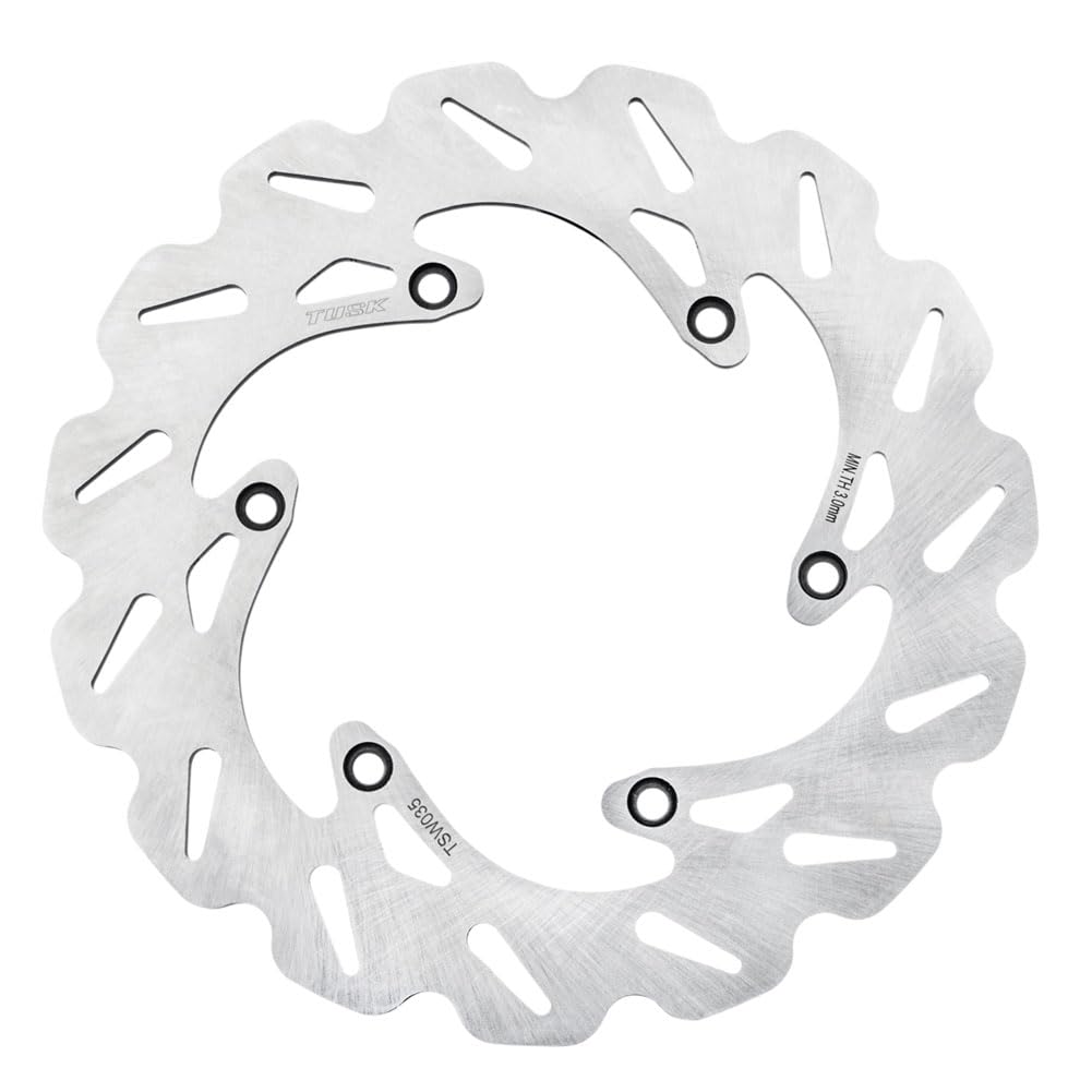 Tusk Stainless Steel Typhoon Brake Rotor, Rear - Fits: Ktm 350 Sx-F 2011-2019