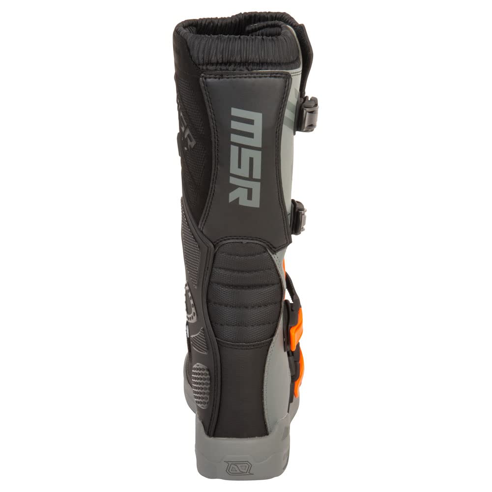 MSR M3X Motocross Boot (8, Grey/Orange)