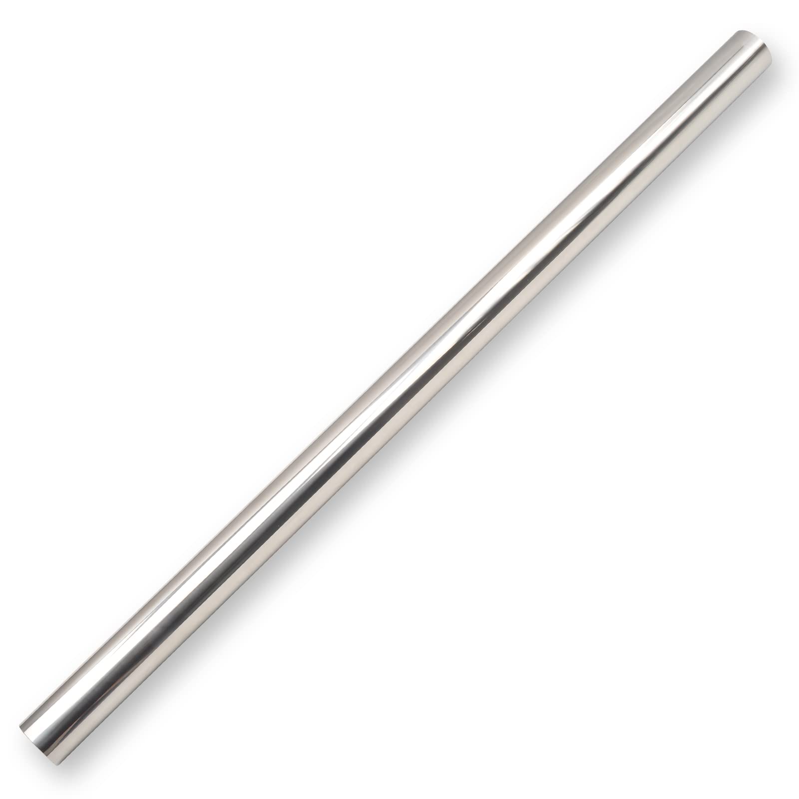 Fgjqefg 3.5 Inch Straight Diy Custom Mandrel Exhaust Pipe Tube Pipe, 30 Inch Length, 3.5'' Od Mandrel Straight Pipe, T304 Stainless Steel, Universal Fitment - 1Pc