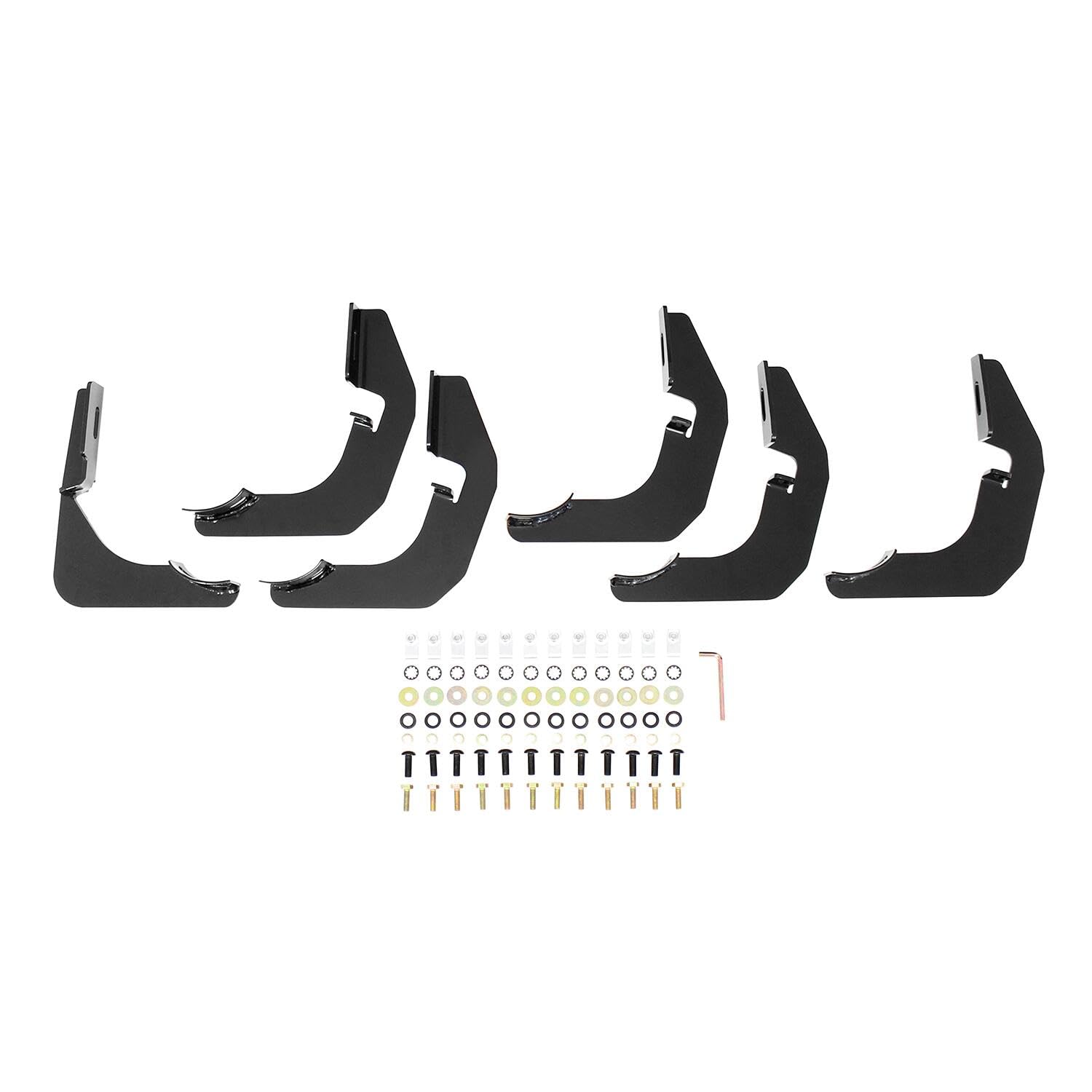 Westin 21-23315 Pro Traxx 4 Oval Nerf Bars Fits 2007-2018 Wrangler Jk 2Door Black Pair