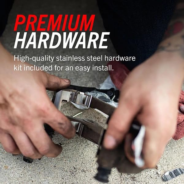 Power Stop 17-1892, Z17 Front Ceramic Brake Pads With Hardware