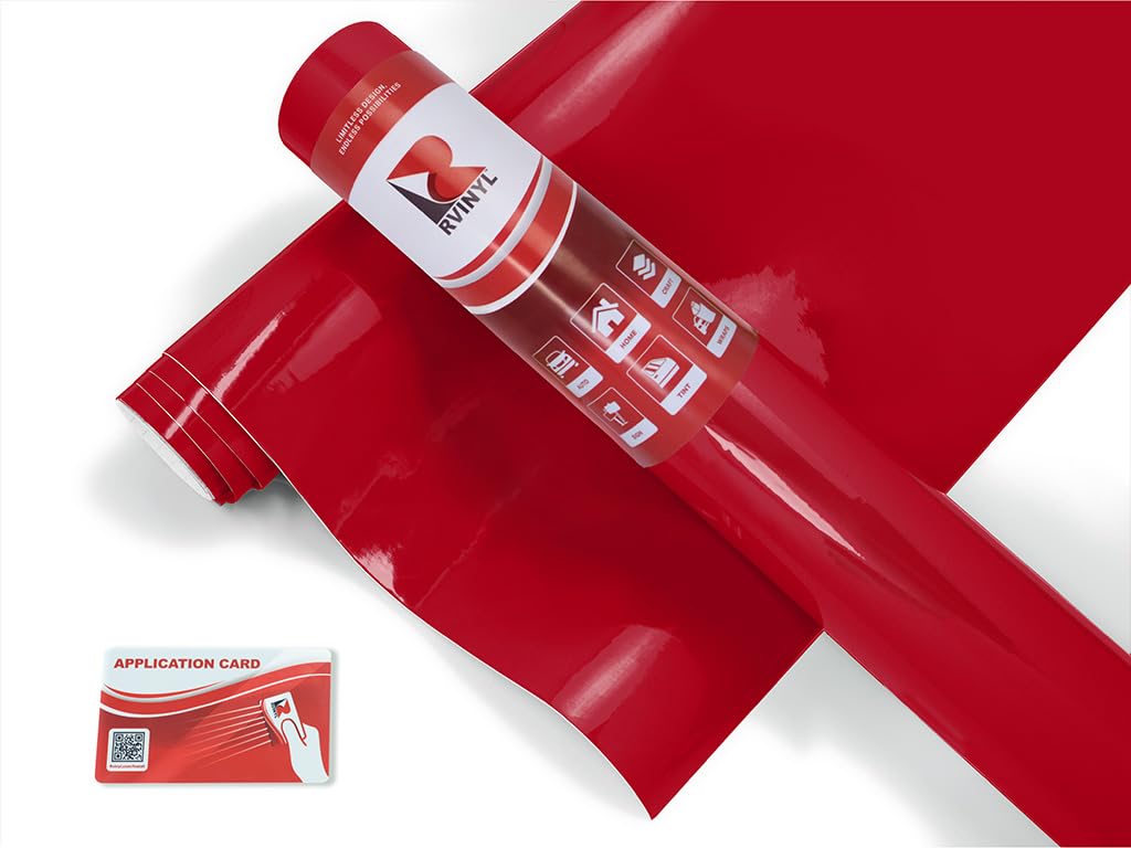 Avery Dennison Sw900 436-O In Gloss Carmine Red - Dual Layered Car Supreme Wrapping Film - 108'' X 60'' - Vinyl Vehicle Sheet Ro