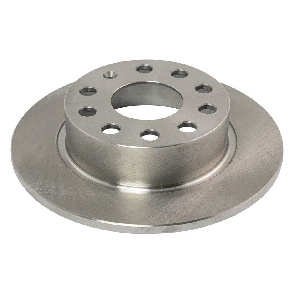 Trq Rear Brake Rotors Set Solid Compatible With 2010-2013 Audi A3 2011-2013 A3 Quattro 2013-2019 Volkswagen Beetle 2009-2013 Eos