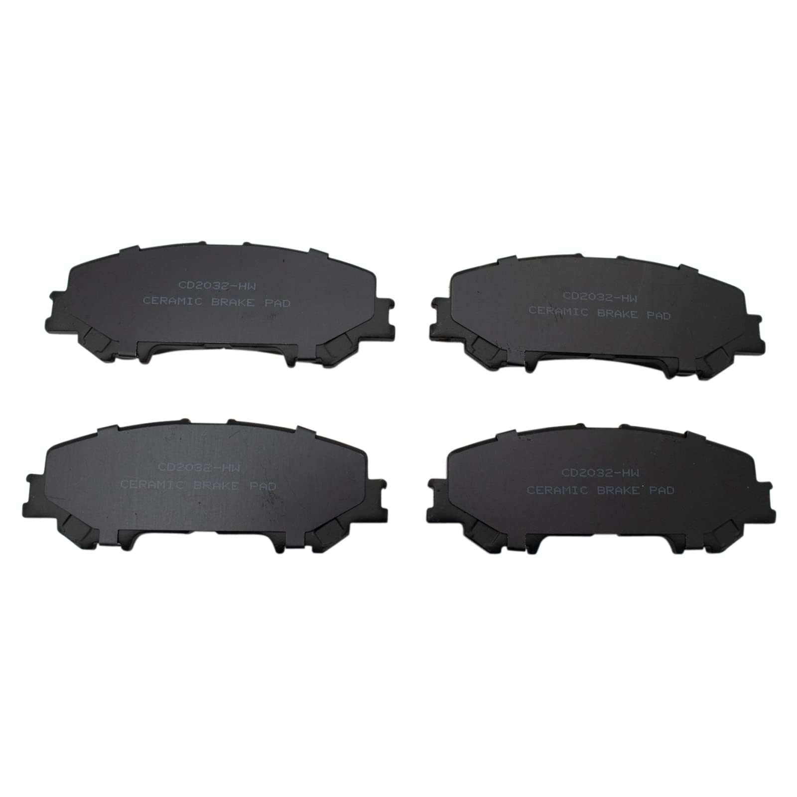 TRQ Rear Brake Pads Ceramic Compatible with 2017-2021 Nissan Titan