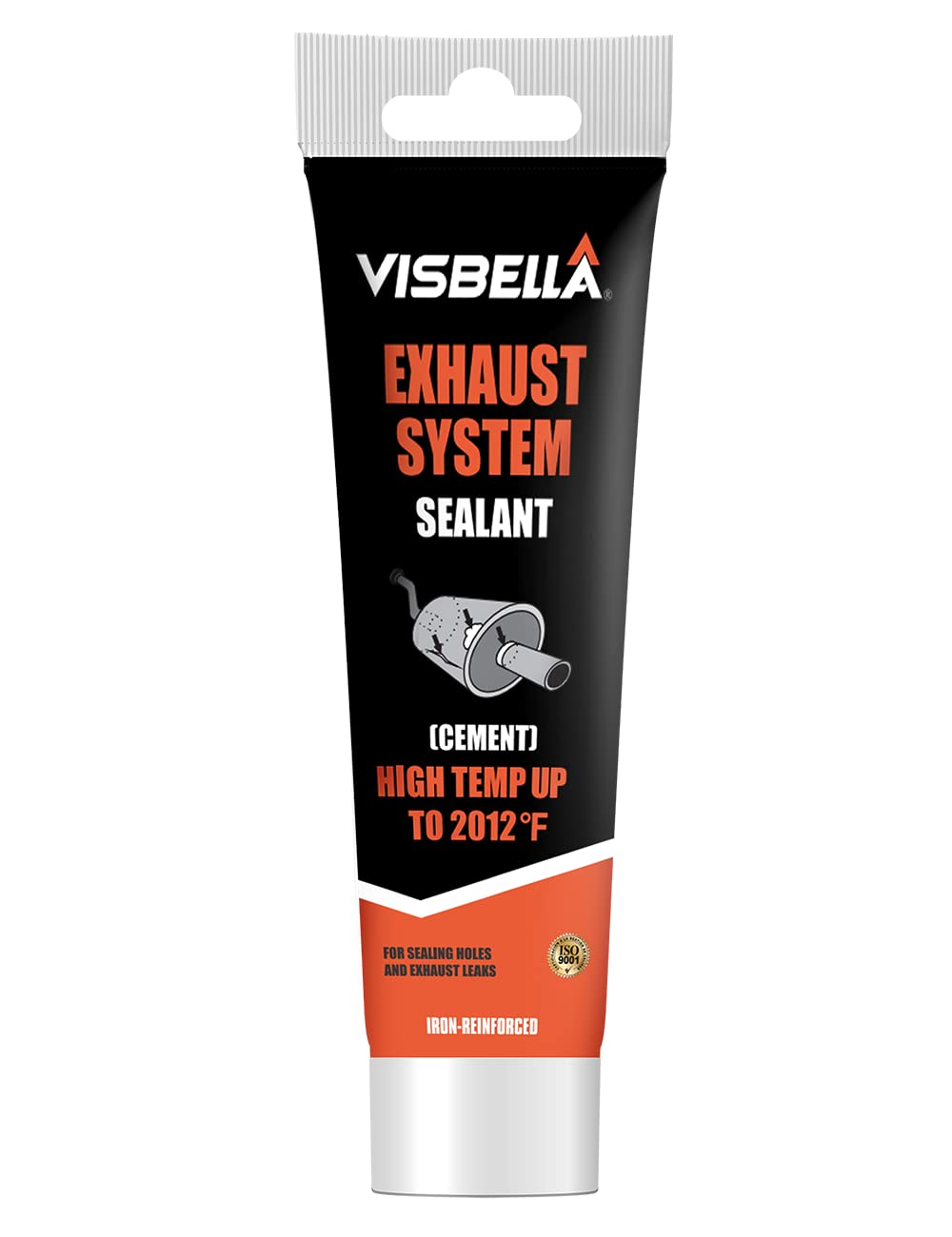 Visbella 150G Auto Vehicle Exhaust System Sealant, Non-Slumping Professional Repair Crack Adhesive Super Glue Sealer For Car Muf
